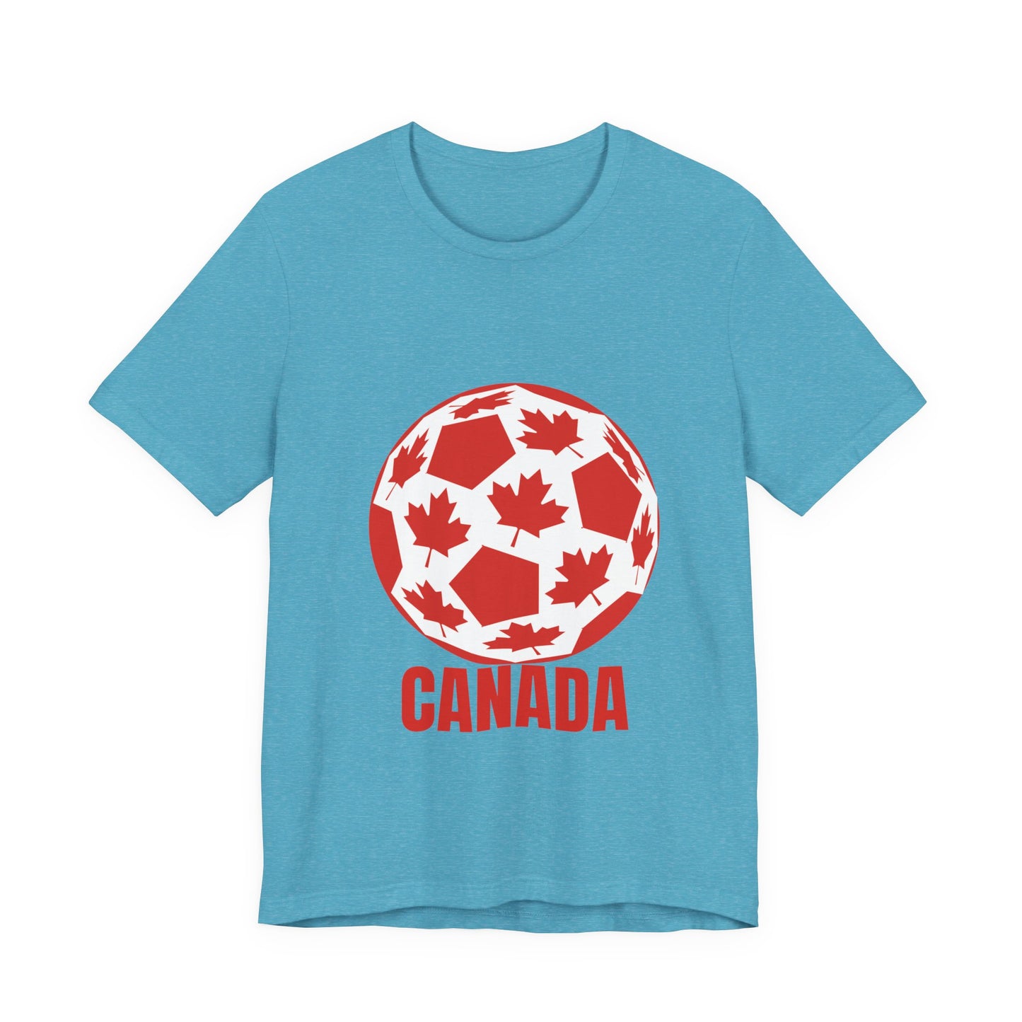 Canada Fan Specialty Soccer Ball Design T Shirt