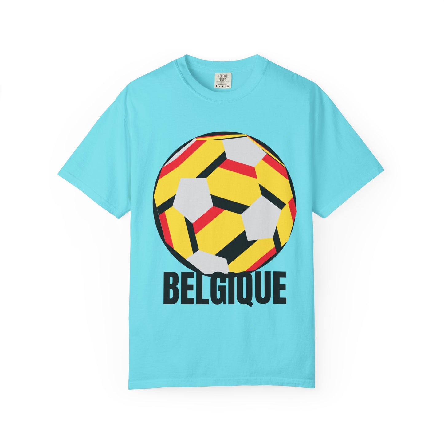 Belgique Fan Specialty Soccer Ball Design T Shirt
