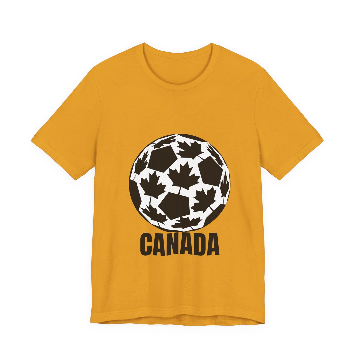 Canada Fan Specialty Soccer Ball Design T Shirt