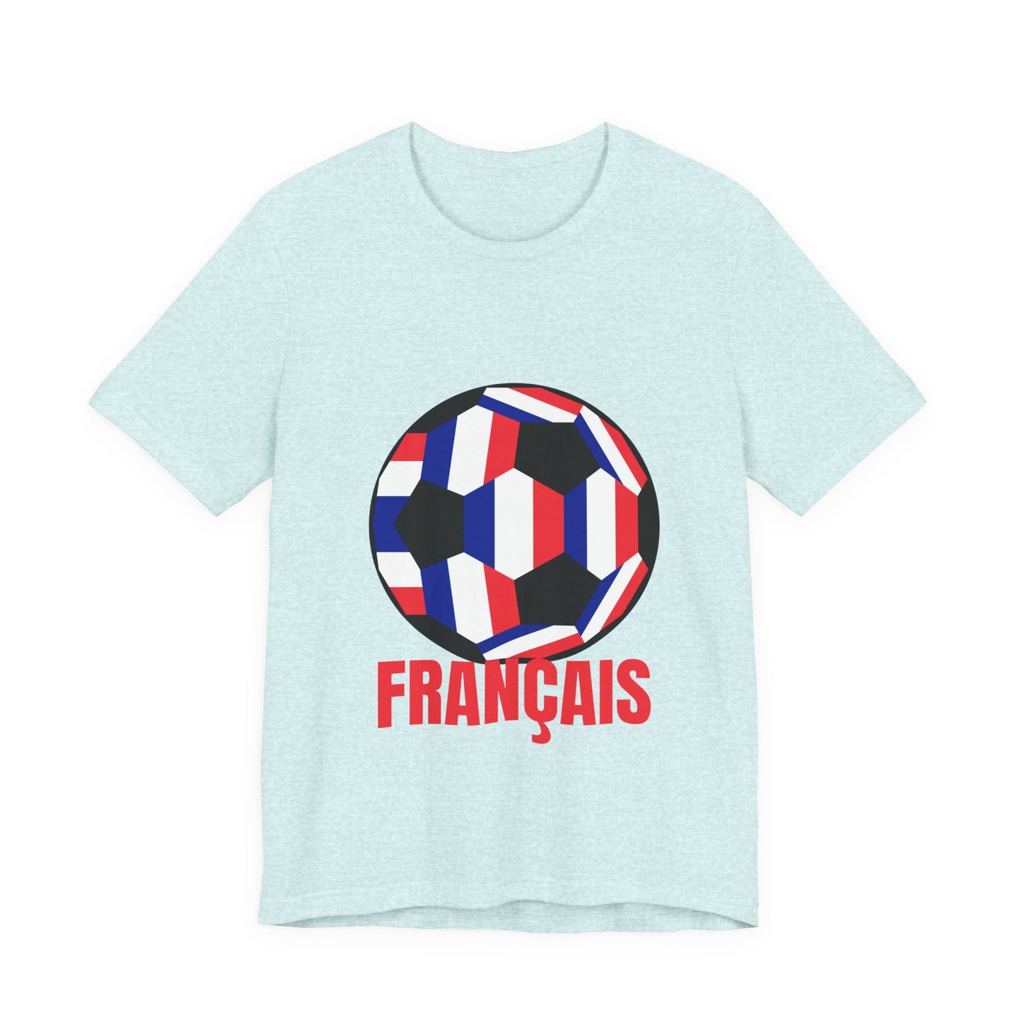 Francais Fan Specialty Soccer Ball Design T Shirt