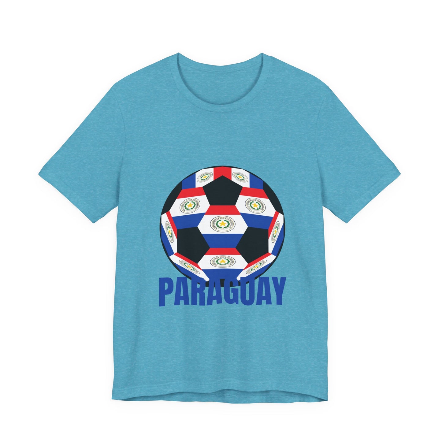 Paraguay Fan Specialty Soccer Ball Design T Shirt