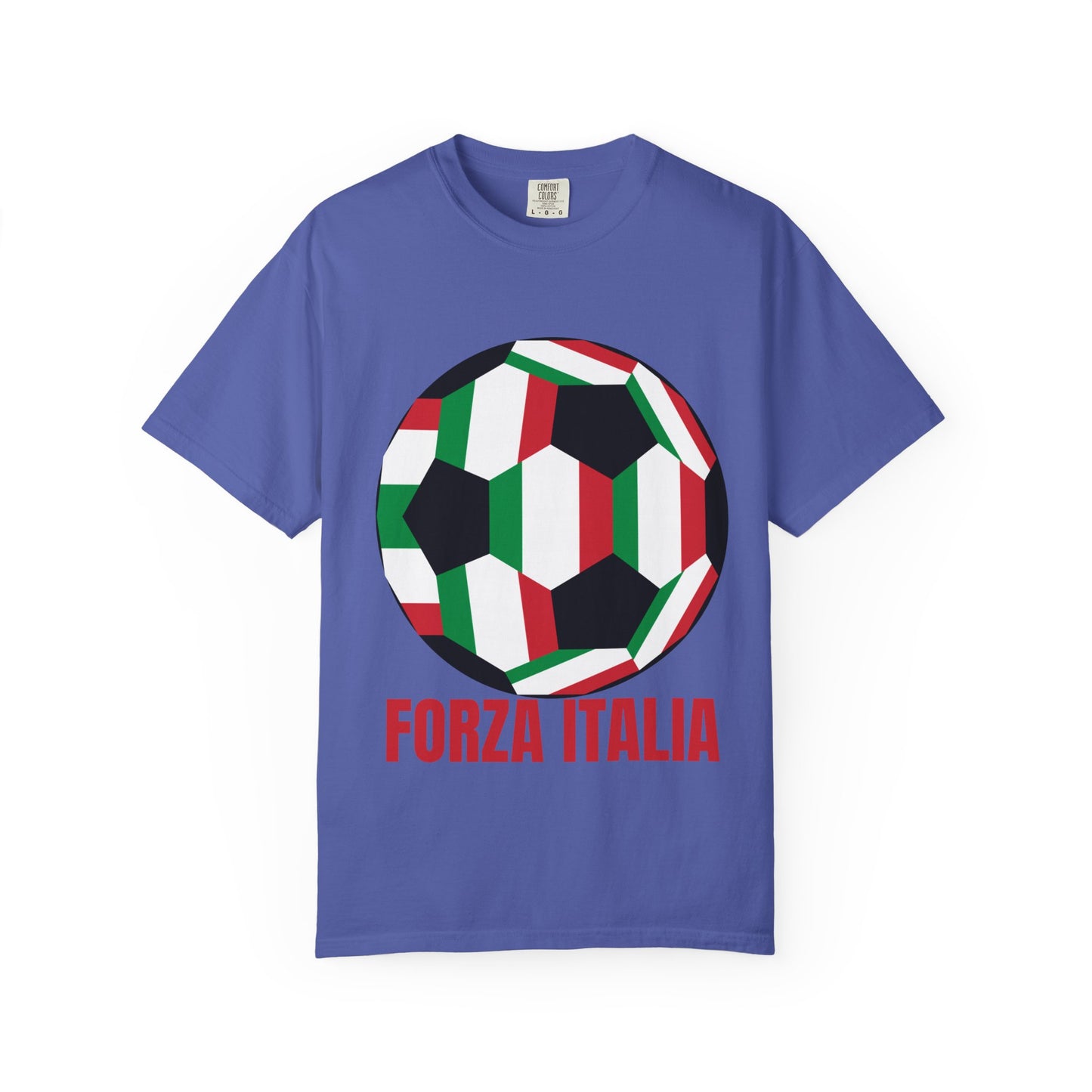 Forza Italia Fan Specialty Soccer Ball Design T Shirt