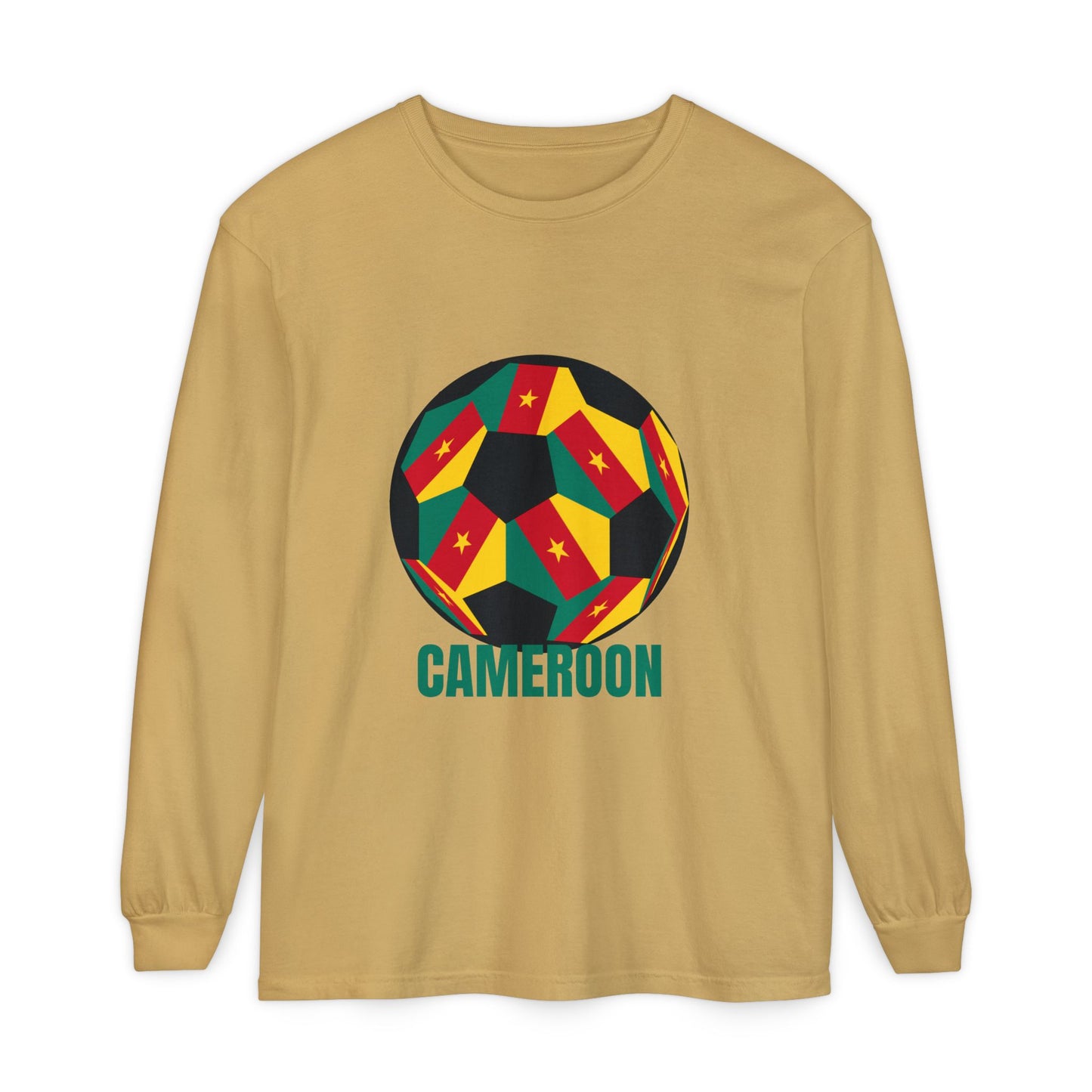 Cameroon Fan Specialty Soccer Ball Design Long Sleeve