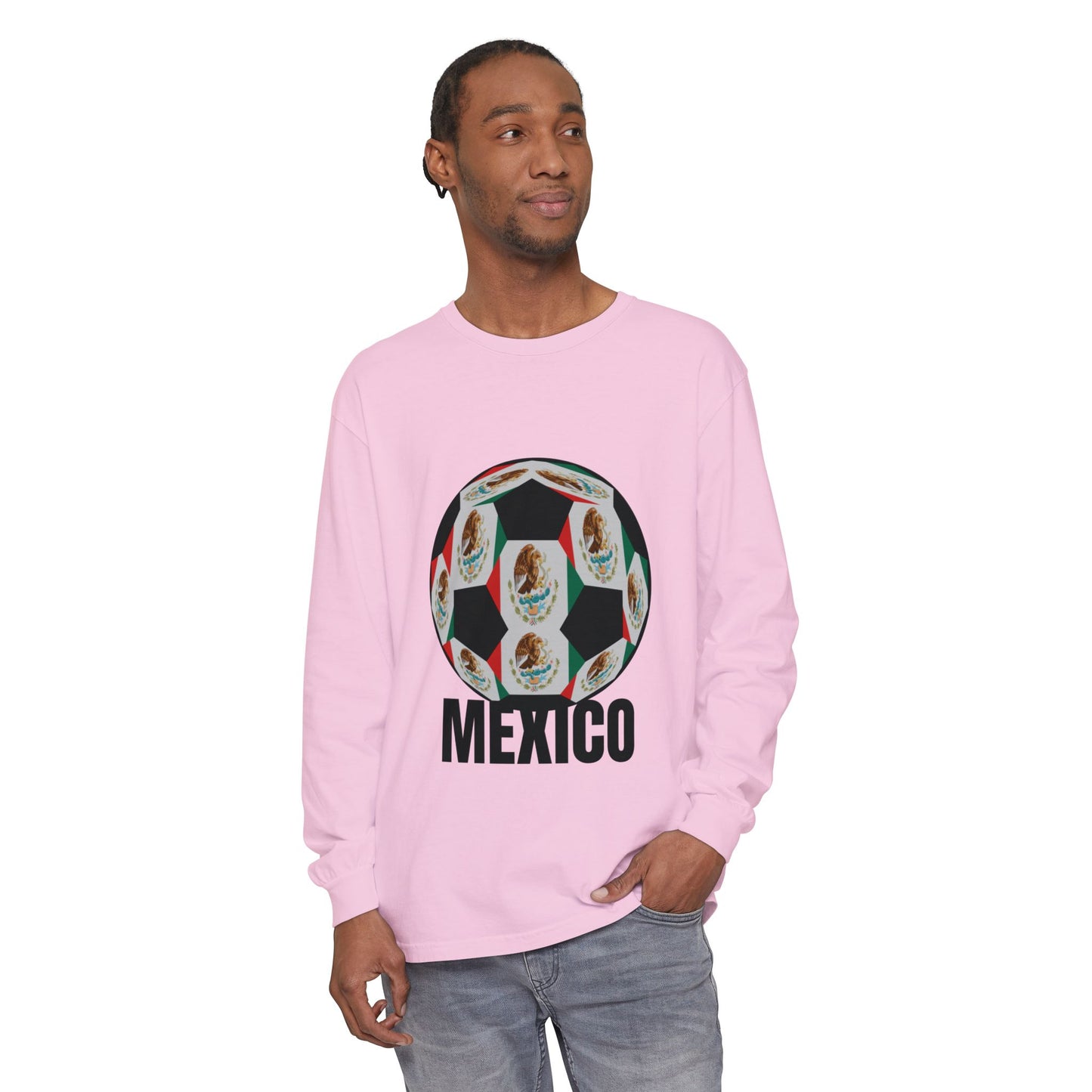 Fan Specialty Soccer Ball Design  Long Sleeve T-Shirt