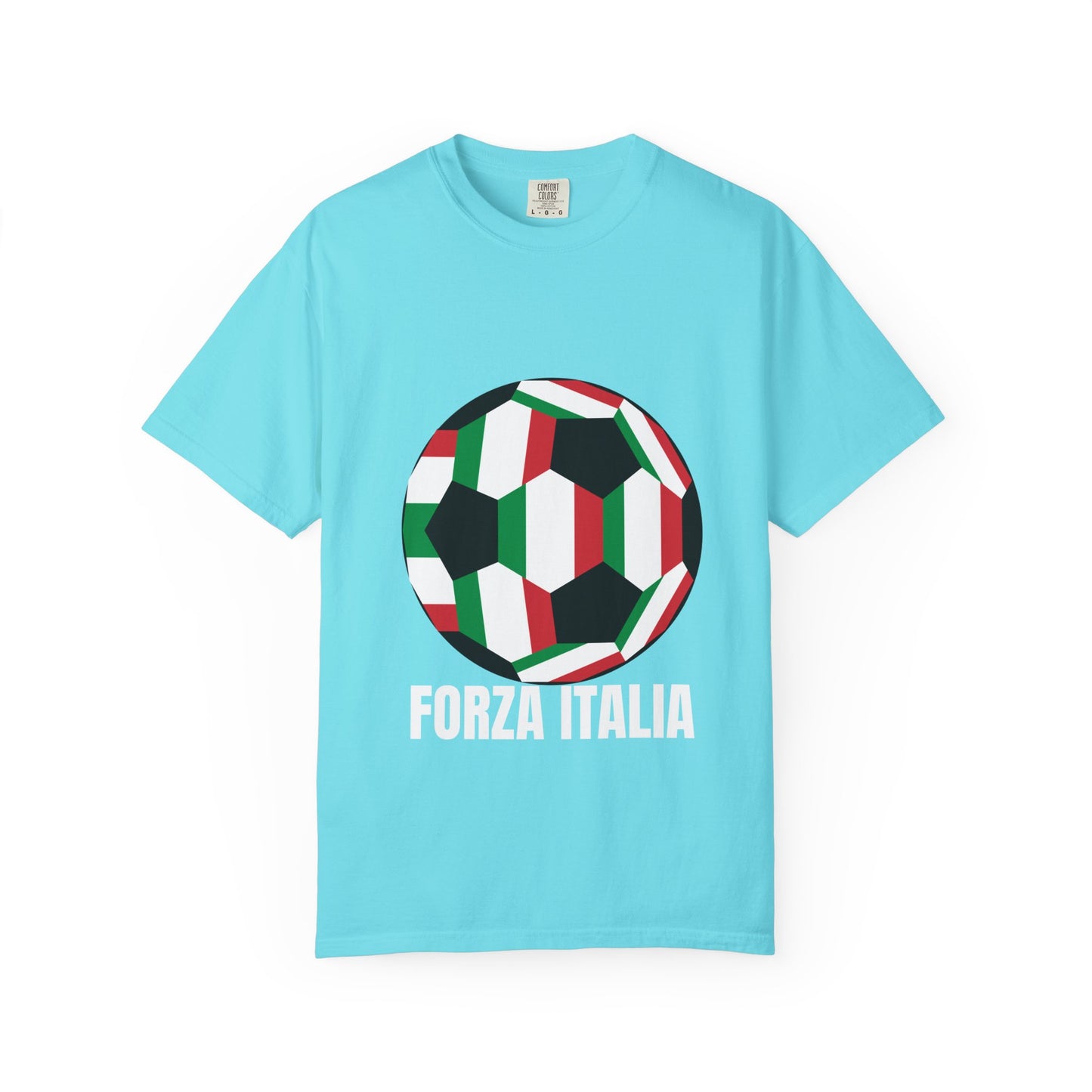 Forza Italia Fan Specialty Soccer Ball Design T Shirt