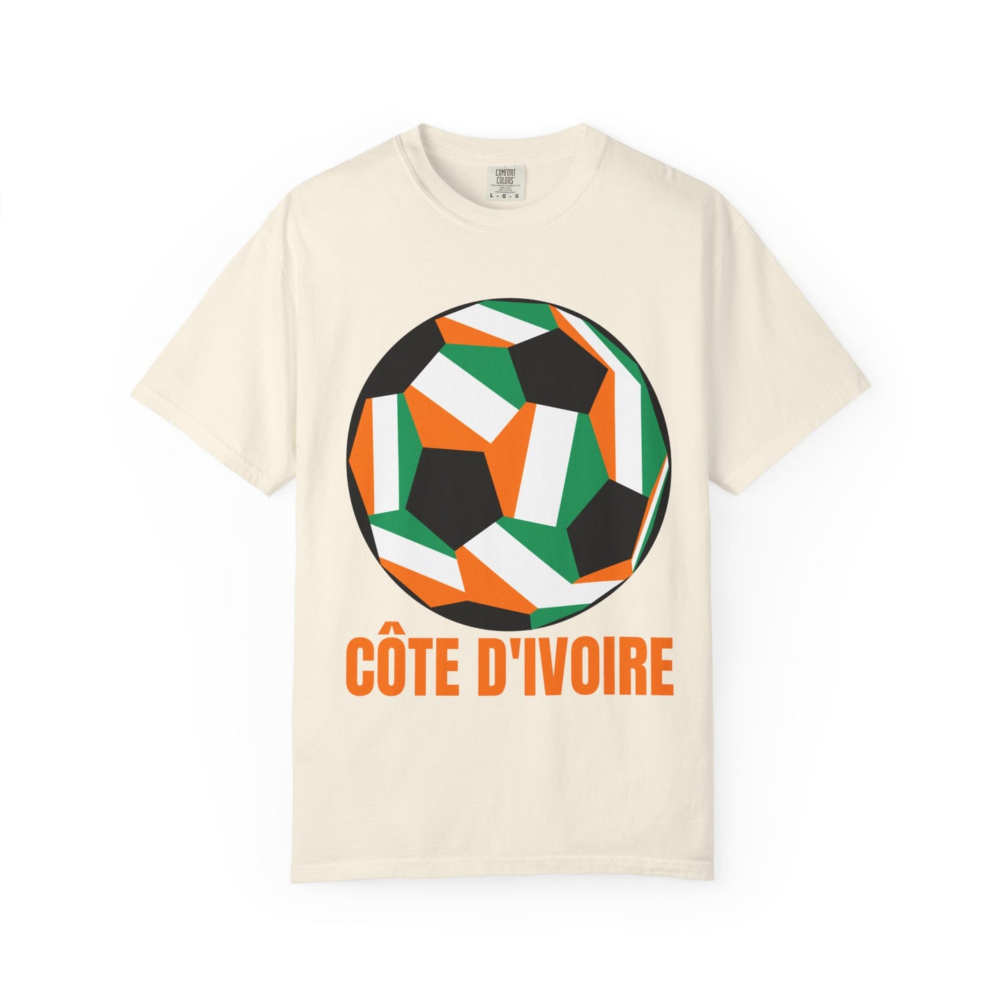 CÔTE D' IVOIRE Fan Specialty Soccer Ball Design T Shirt