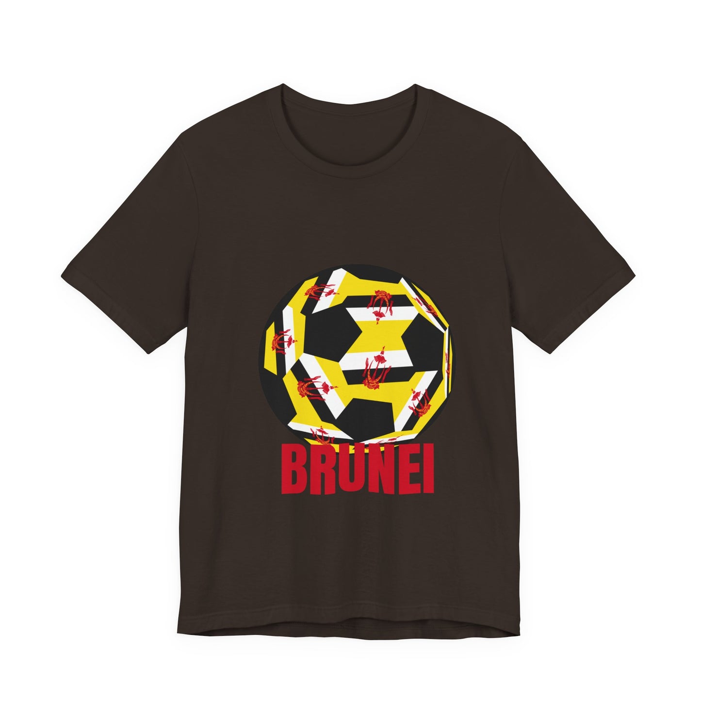 Brunei Fan Specialty Soccer Ball Design T Shirt