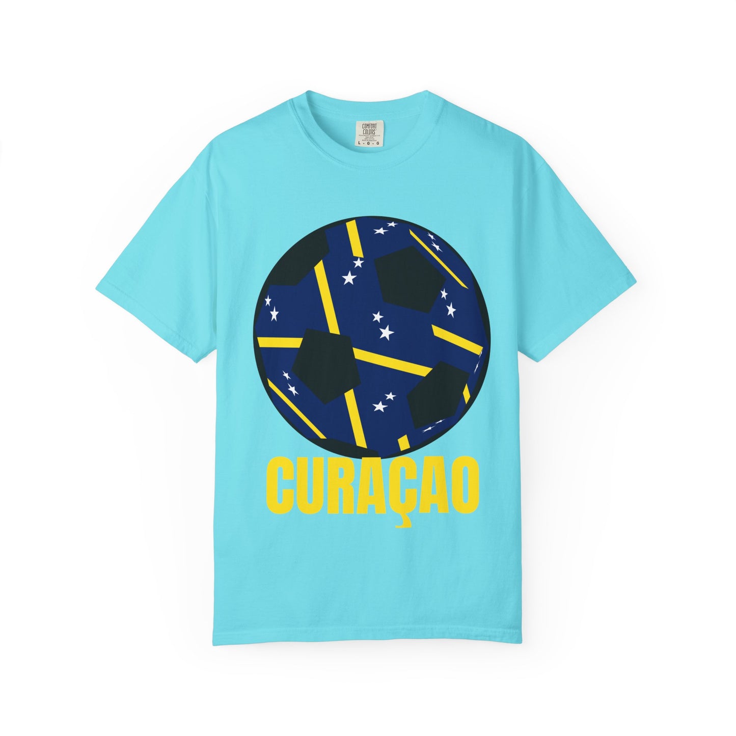 CURAÇAO Fan Specialty Soccer Ball Design T Shirt