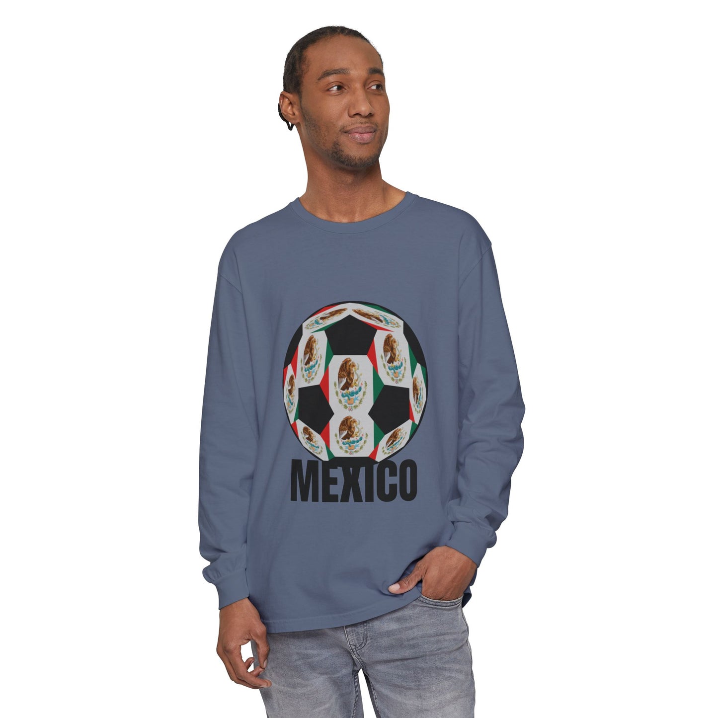 Fan Specialty Soccer Ball Design  Long Sleeve T-Shirt