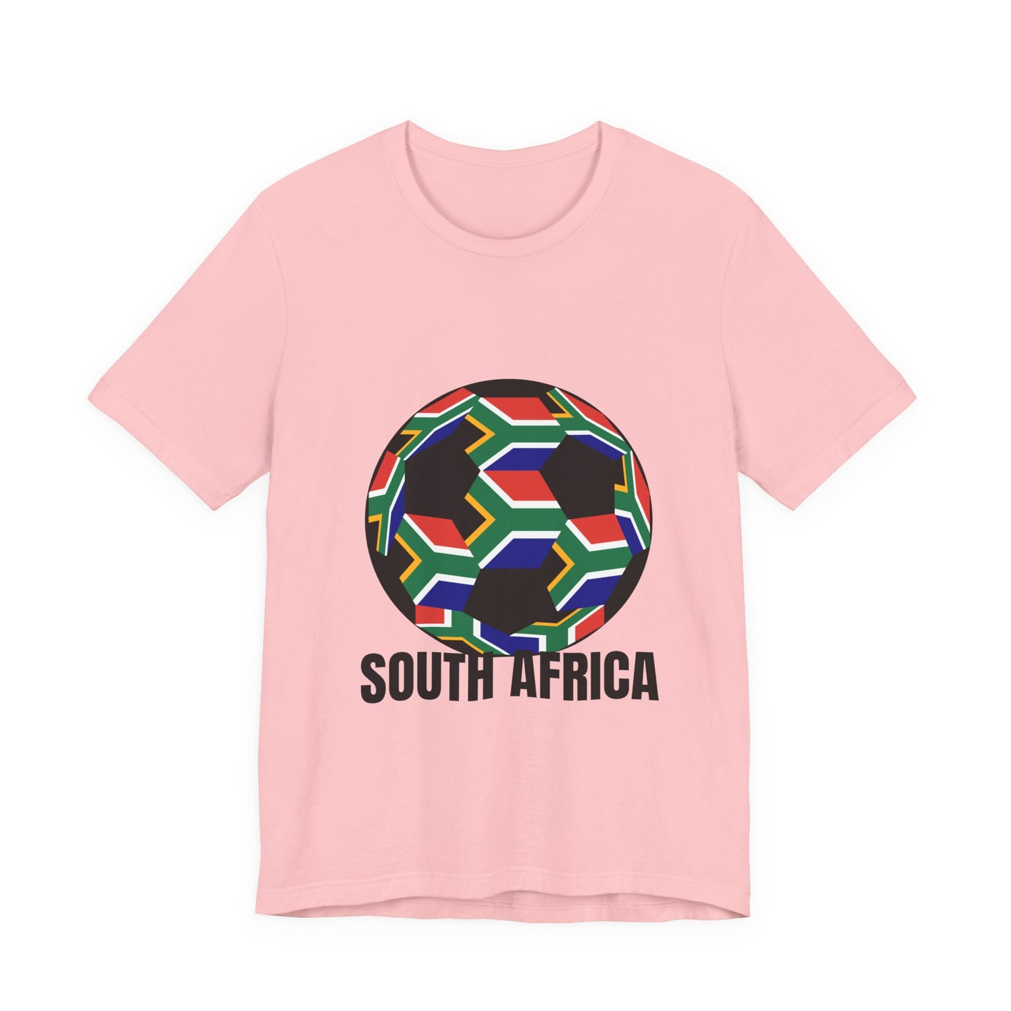 South Africa Fan Specialty Soccer Ball Design T Shirt