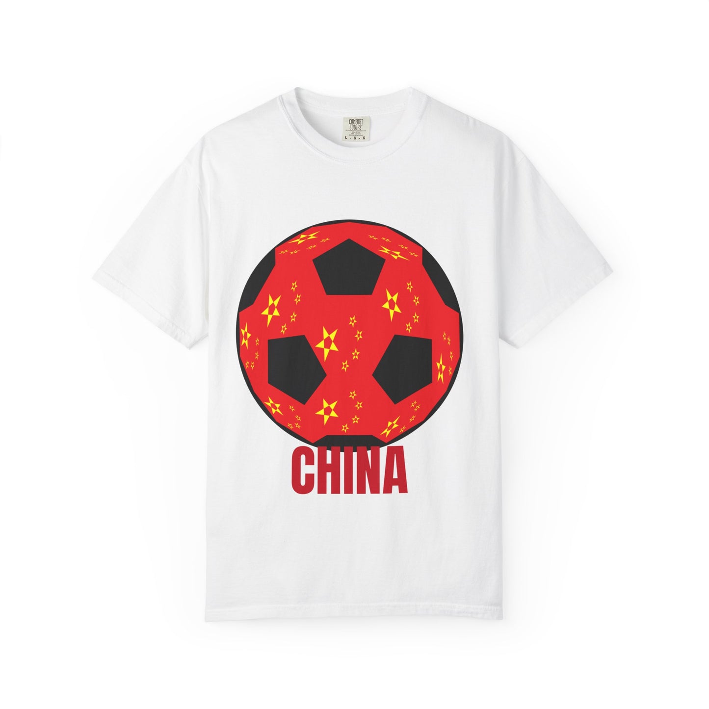 China Fan Specialty Soccer Ball Design T Shirt