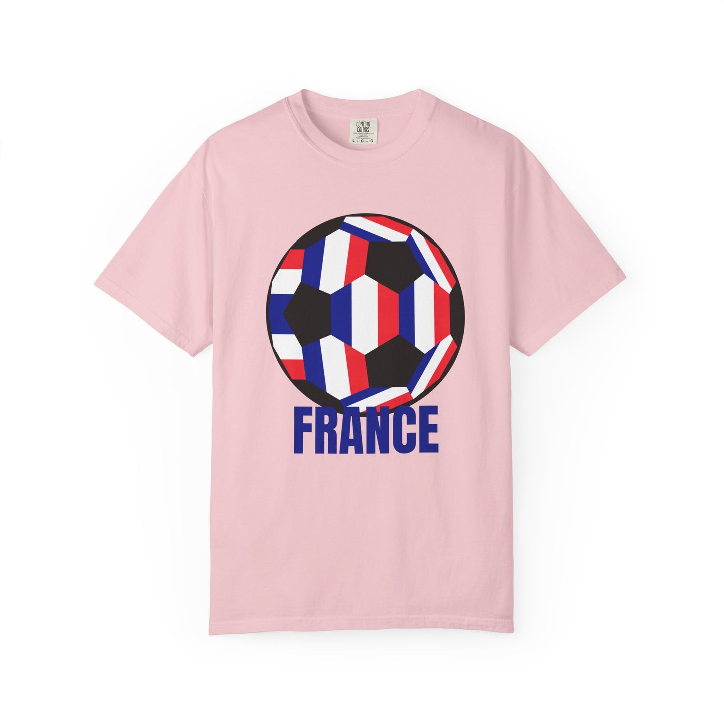 France Fan Specialty Soccer Ball Design T Shirt
