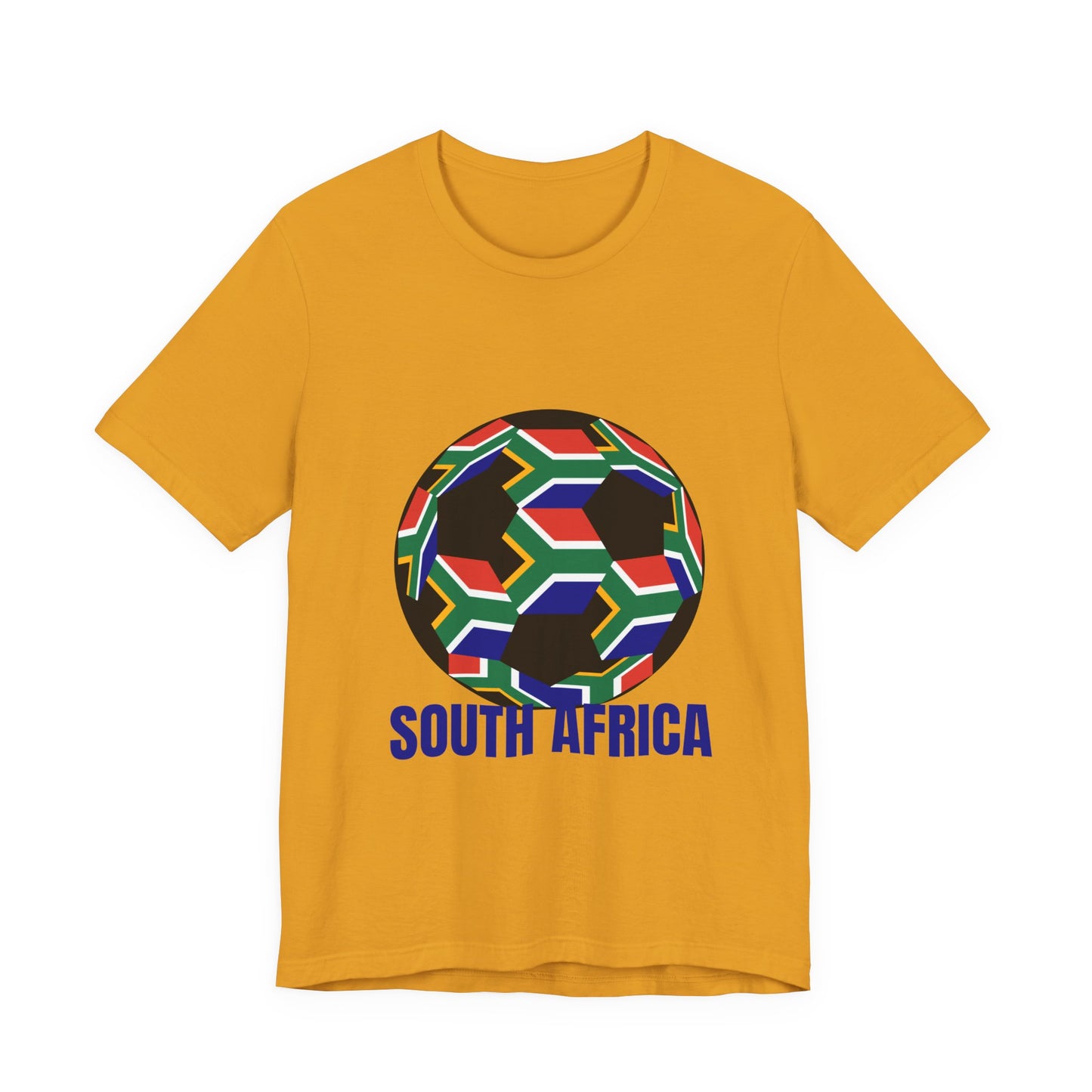 South Africa Fan Specialty Soccer Ball Design T Shirt