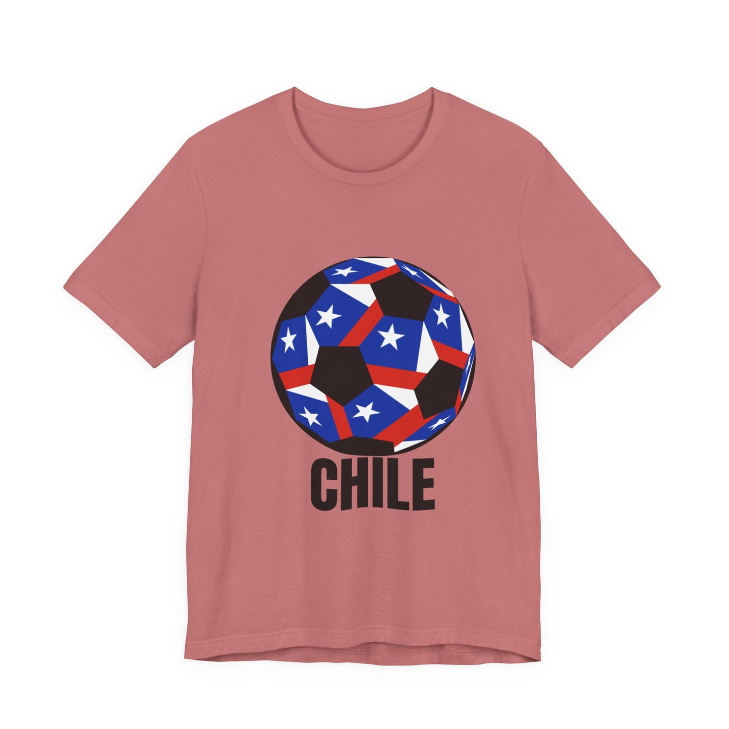 Chile Fan Specialty Soccer Ball Design T Shirt