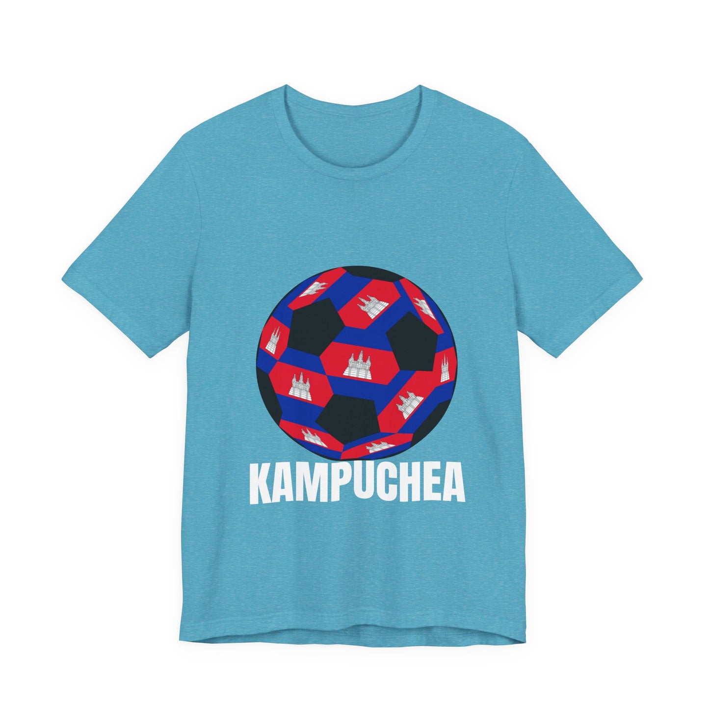 Kampuchea Fan Specialty Soccer Ball Design T Shirt