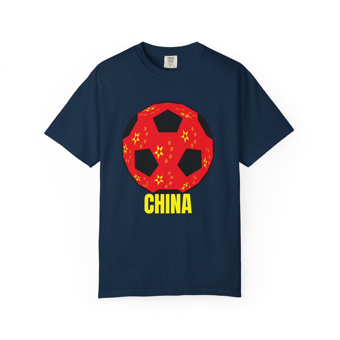 China Fan Specialty Soccer Ball Design T Shirt