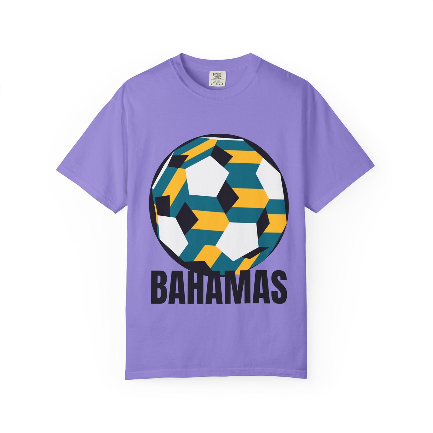 Bahamas Fan Specialty Soccer Ball Design T Shirt