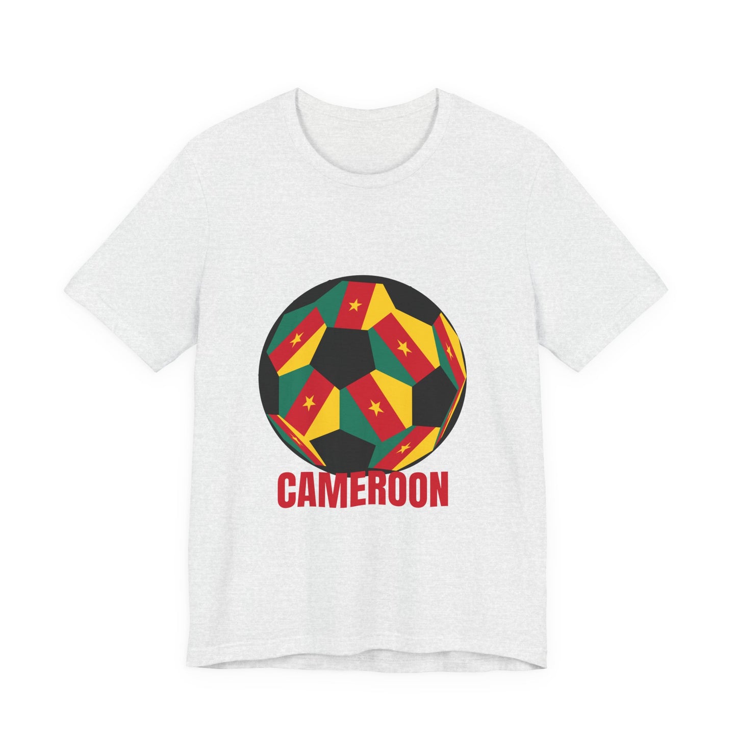 Cameroon Fan Specialty Soccer Ball Design T Shirt