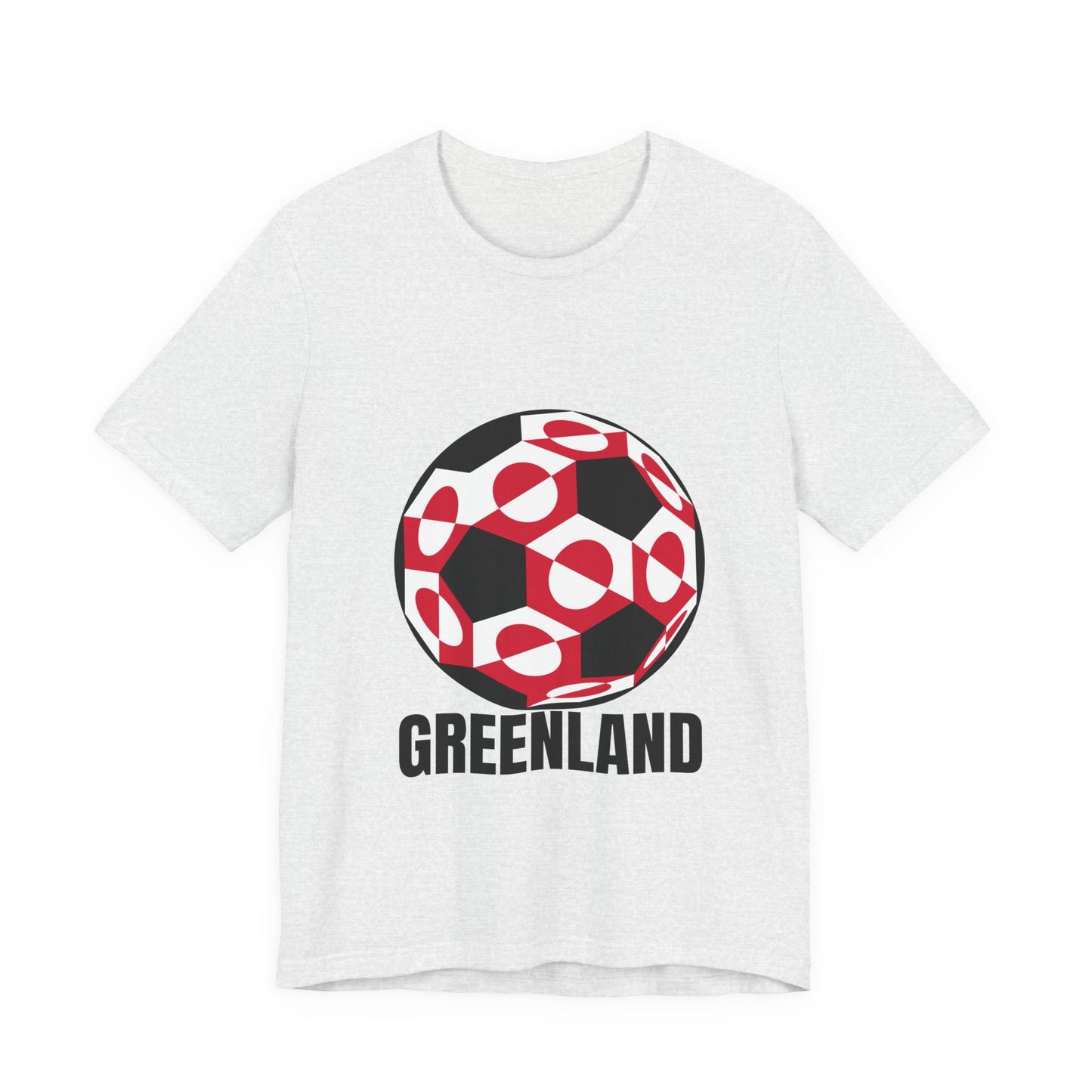 Greenland Fan Specialty Soccer Ball Design T Shirt