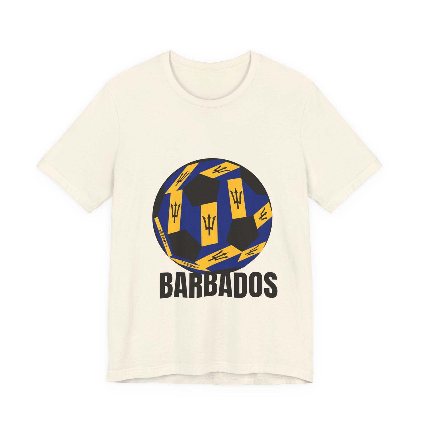 Barbados Fan Specialty Soccer Ball Design T Shirt