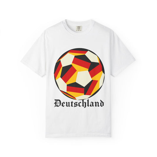 Deutschland Fan Specialty Soccer Ball Design T Shirt