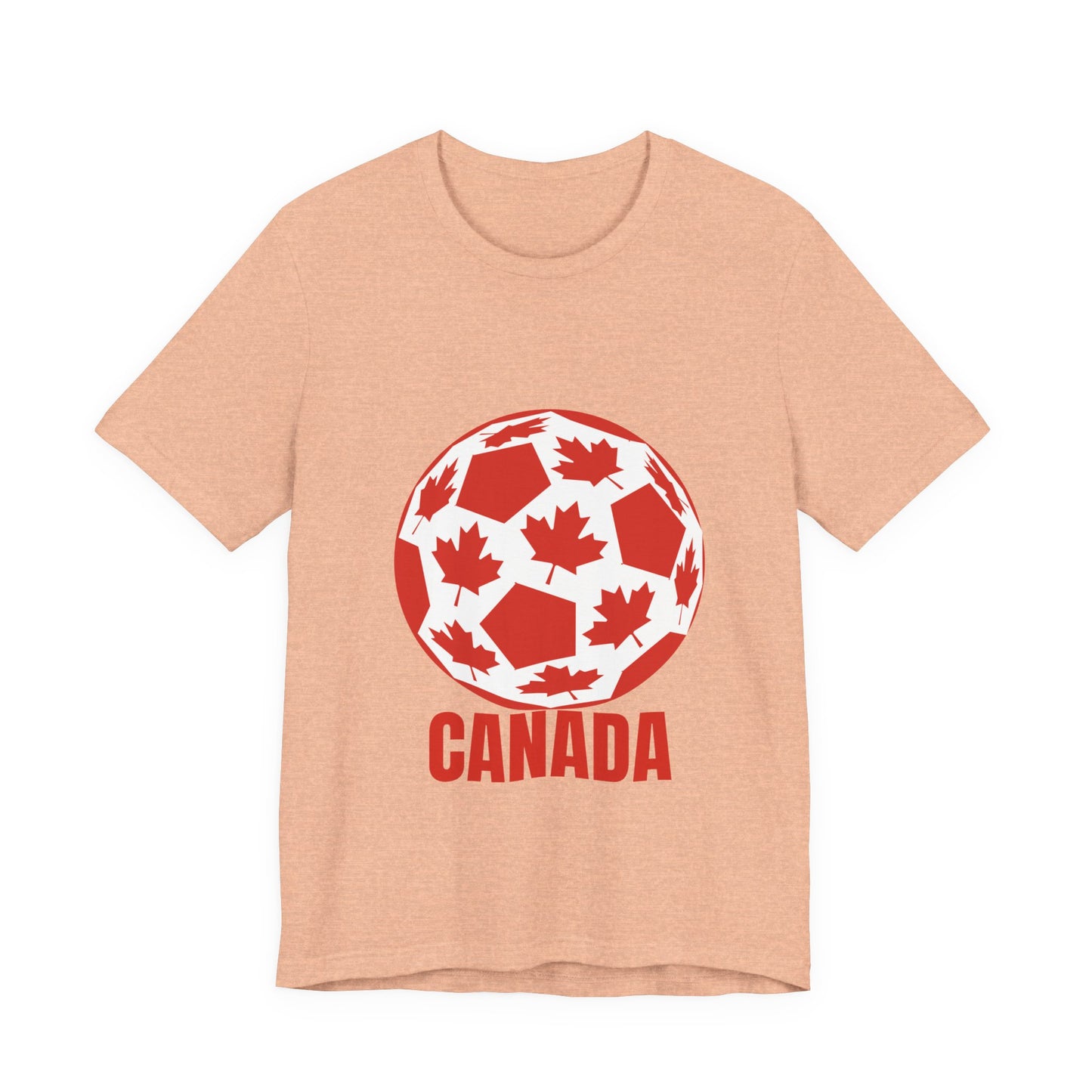 Canada Fan Specialty Soccer Ball Design T Shirt
