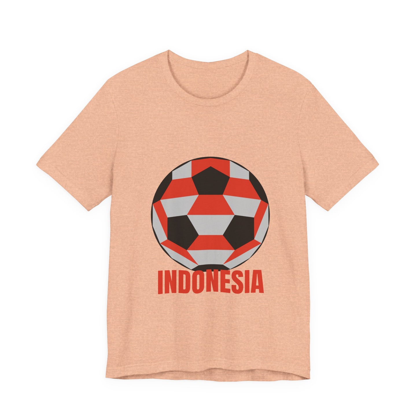 Indonesia Fan Specialty Soccer Ball Design T Shirt
