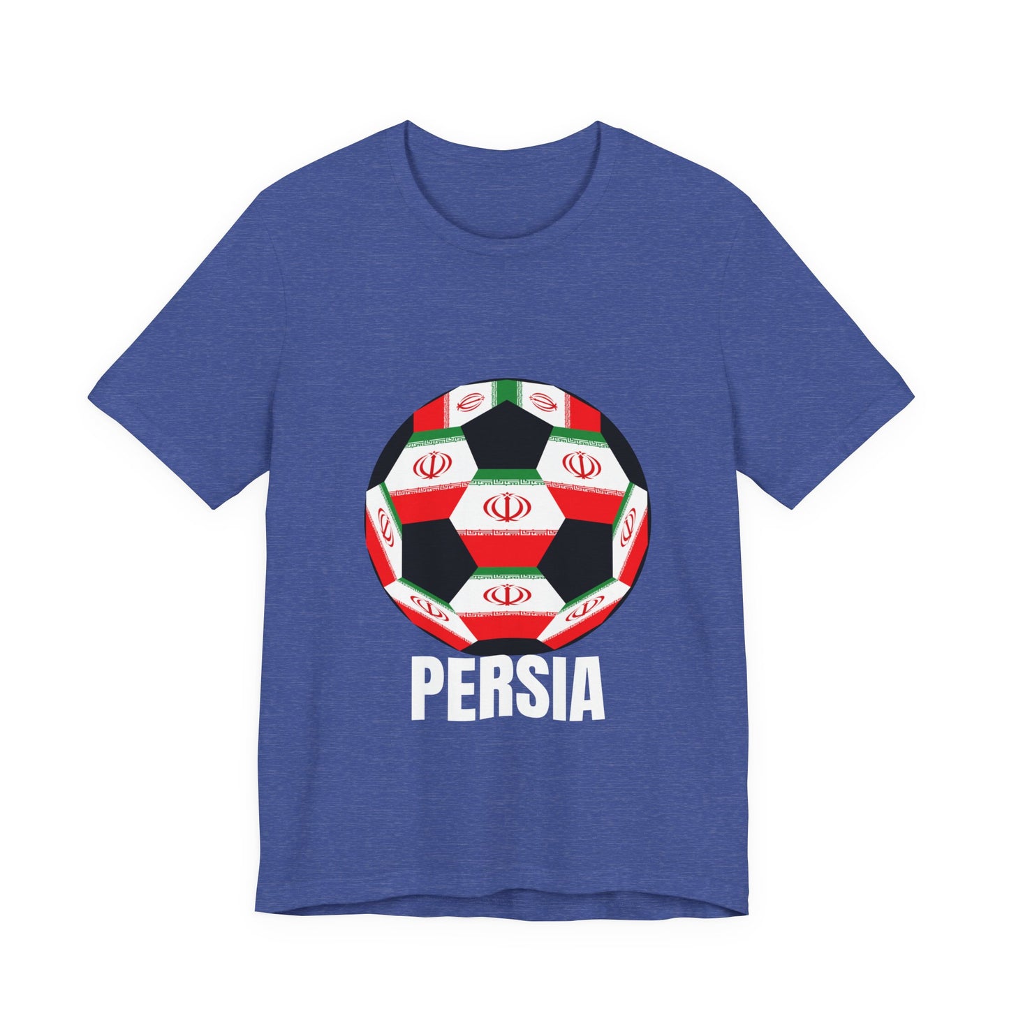 Persia Fan Specialty Soccer Ball Design T Shirt