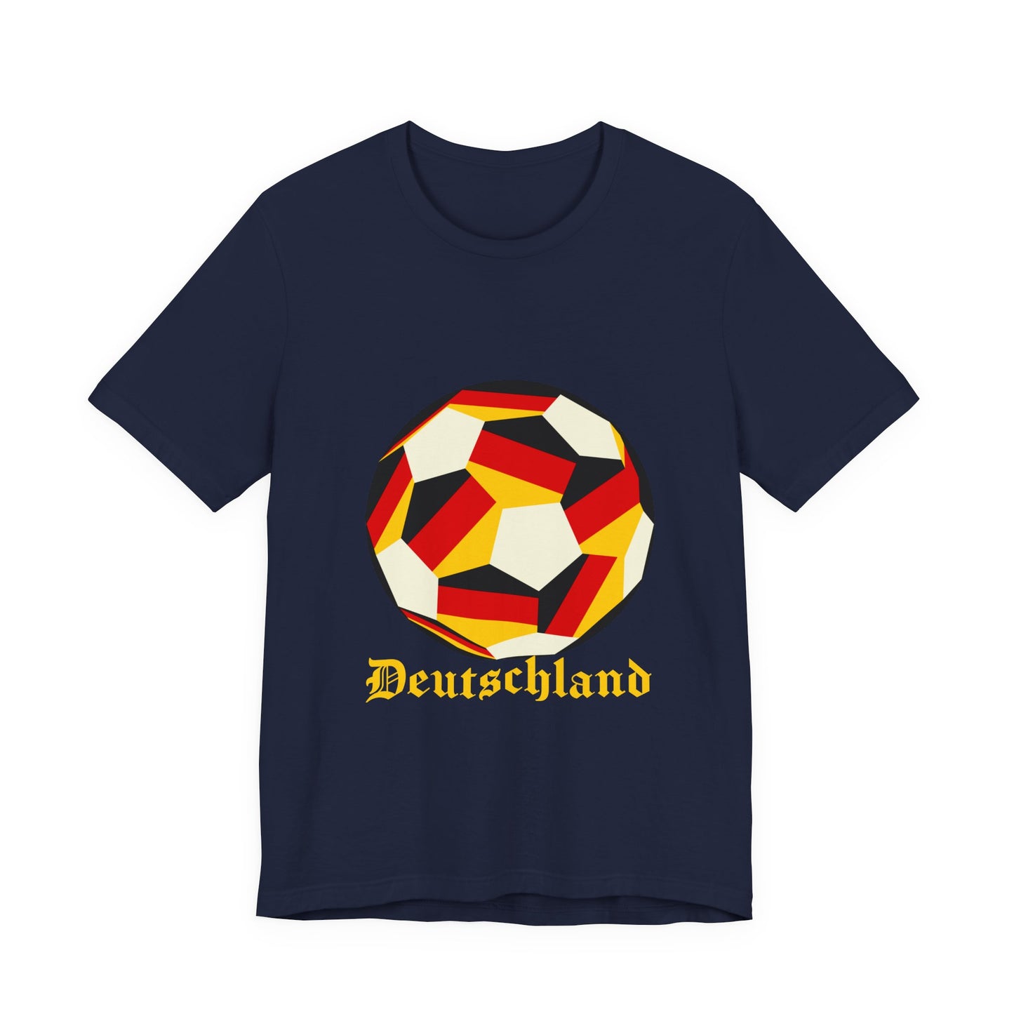 Deutschland Fan Specialty Soccer Ball Design T Shirt