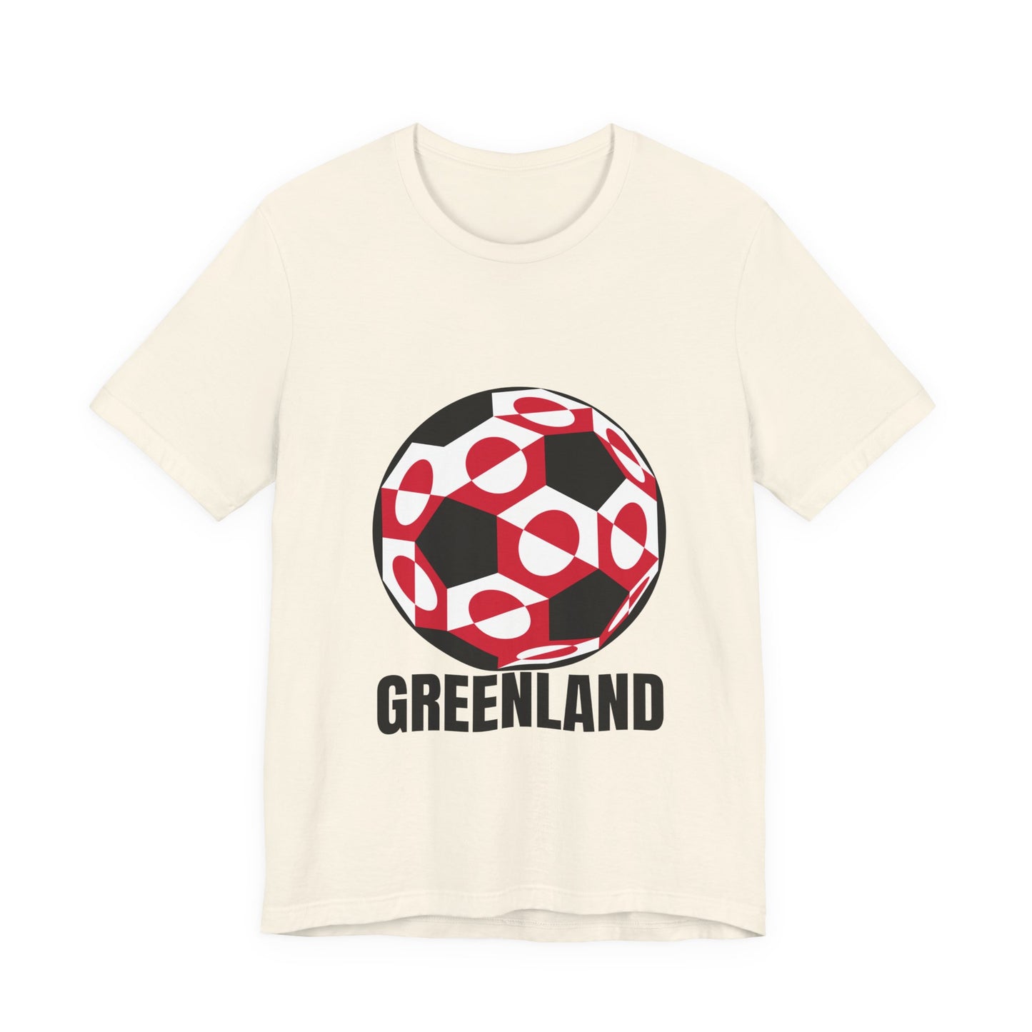 Greenland Fan Specialty Soccer Ball Design T Shirt