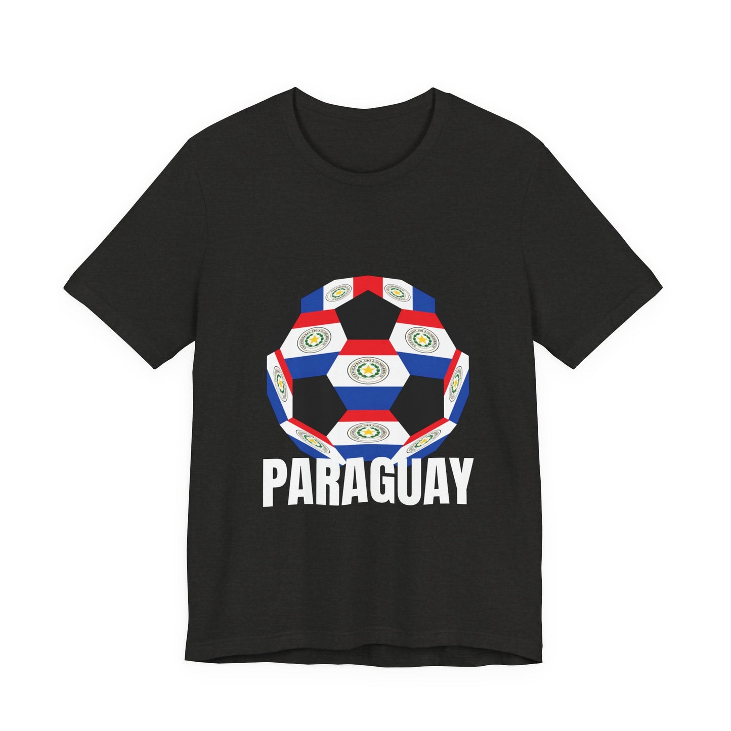 Paraguay Fan Specialty Soccer Ball Design T Shirt