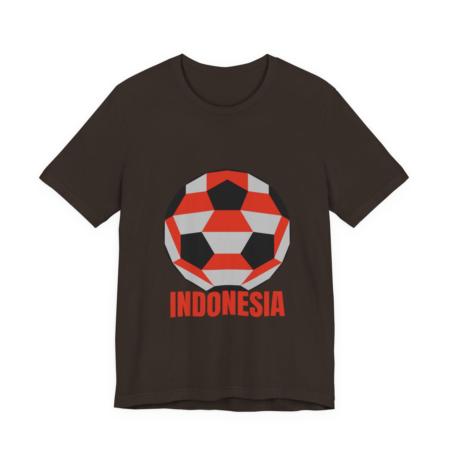 Indonesia Fan Specialty Soccer Ball Design T Shirt