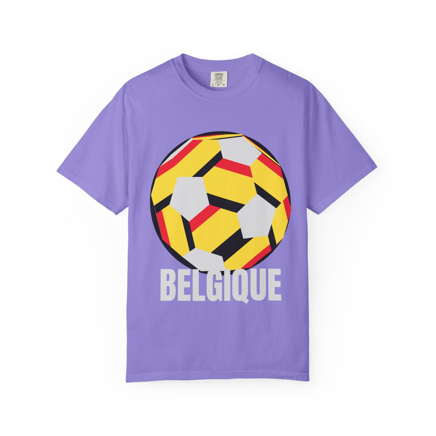 Belgique Fan Specialty Soccer Ball Design T Shirt