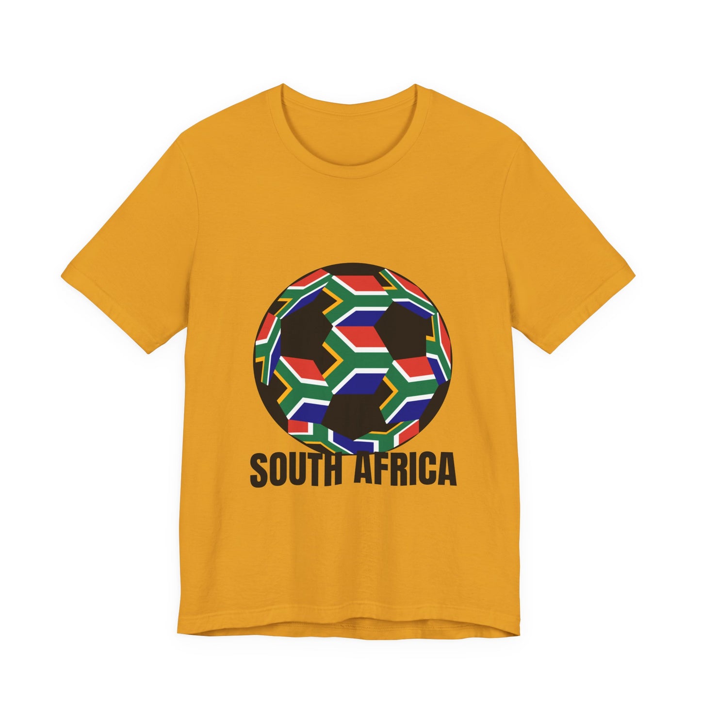 South Africa Fan Specialty Soccer Ball Design T Shirt