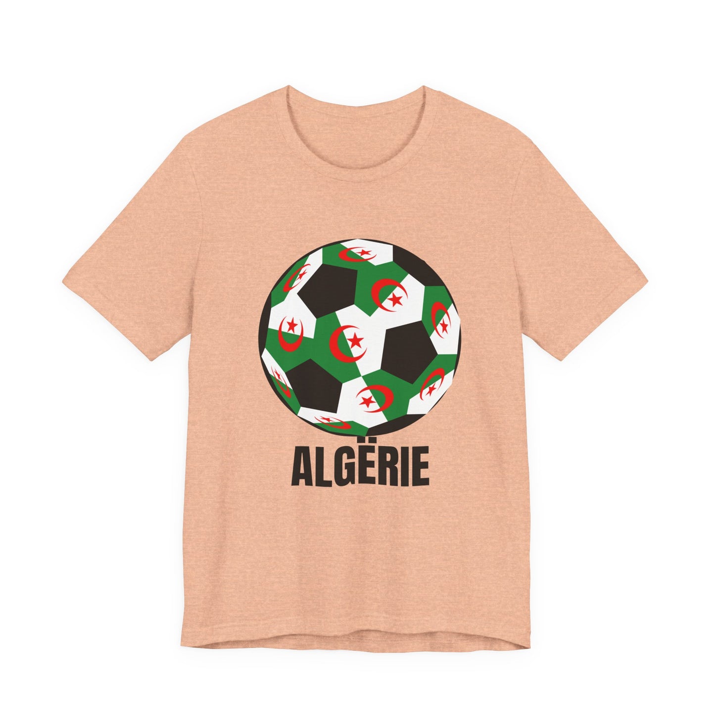ALGËRIE Fan Specialty Soccer Ball Design T Shirt