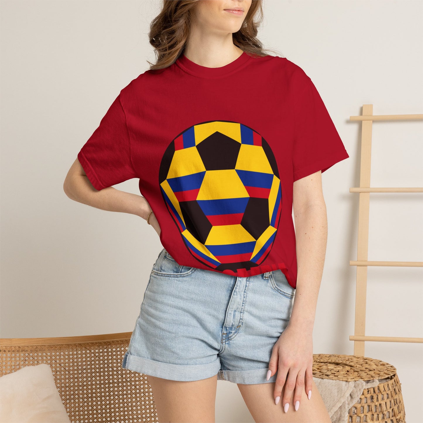 Columbia Fan Specialty Soccer Ball Design T Shirt