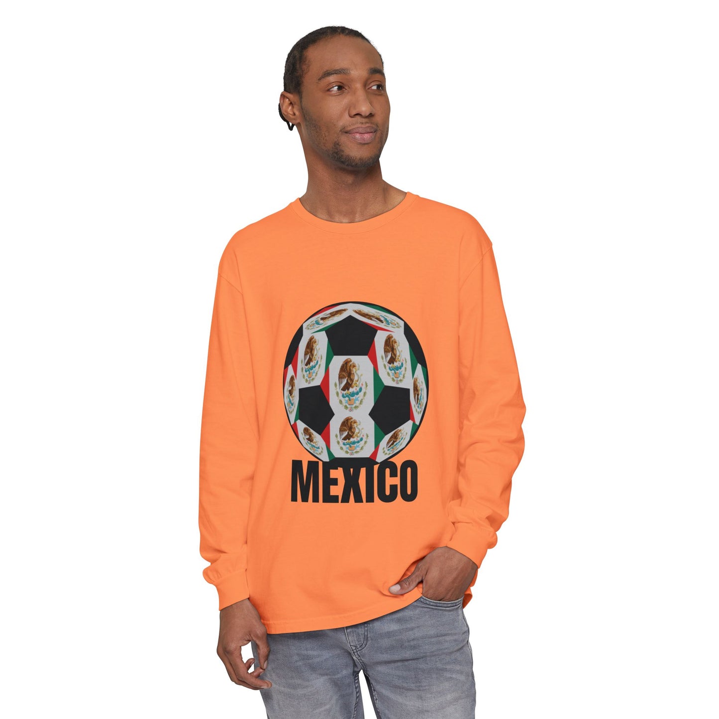 Fan Specialty Soccer Ball Design  Long Sleeve T-Shirt