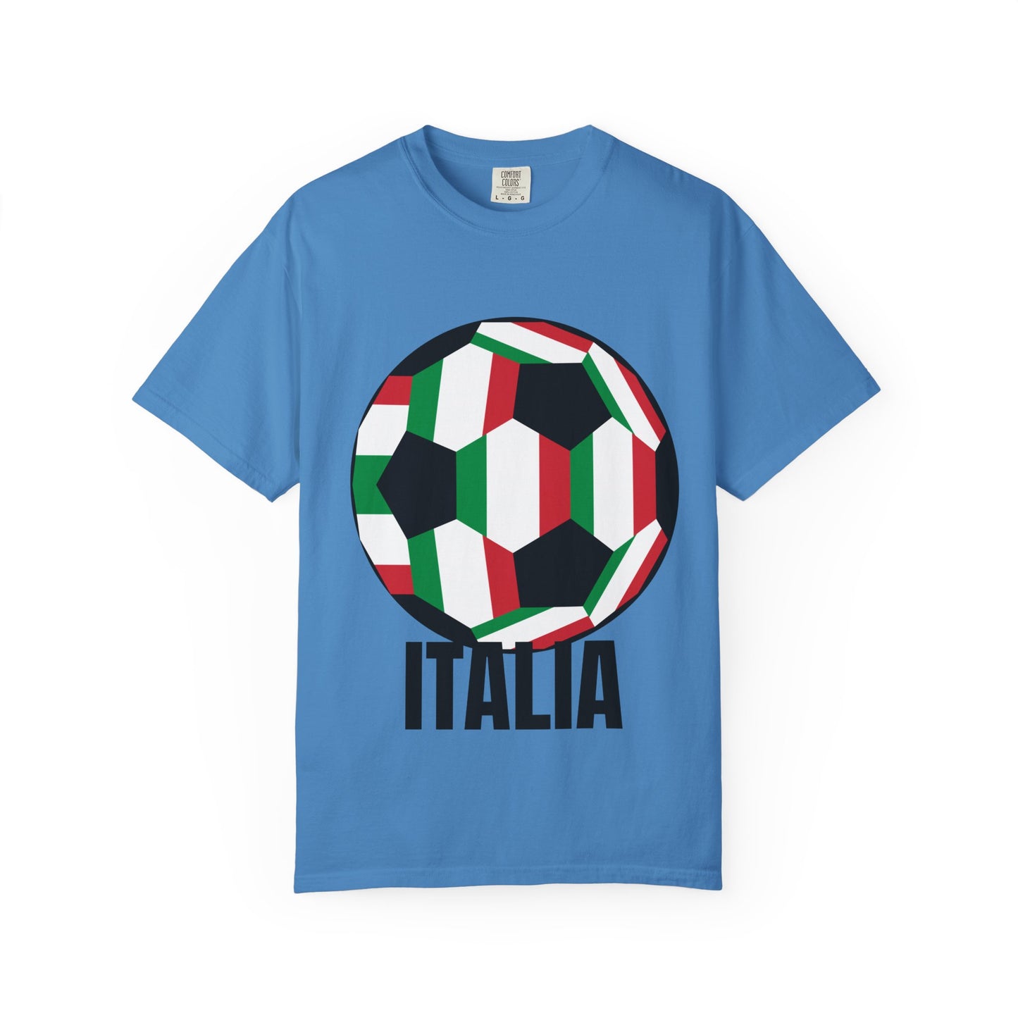 Italia Fan Specialty Soccer Ball Design T Shirt