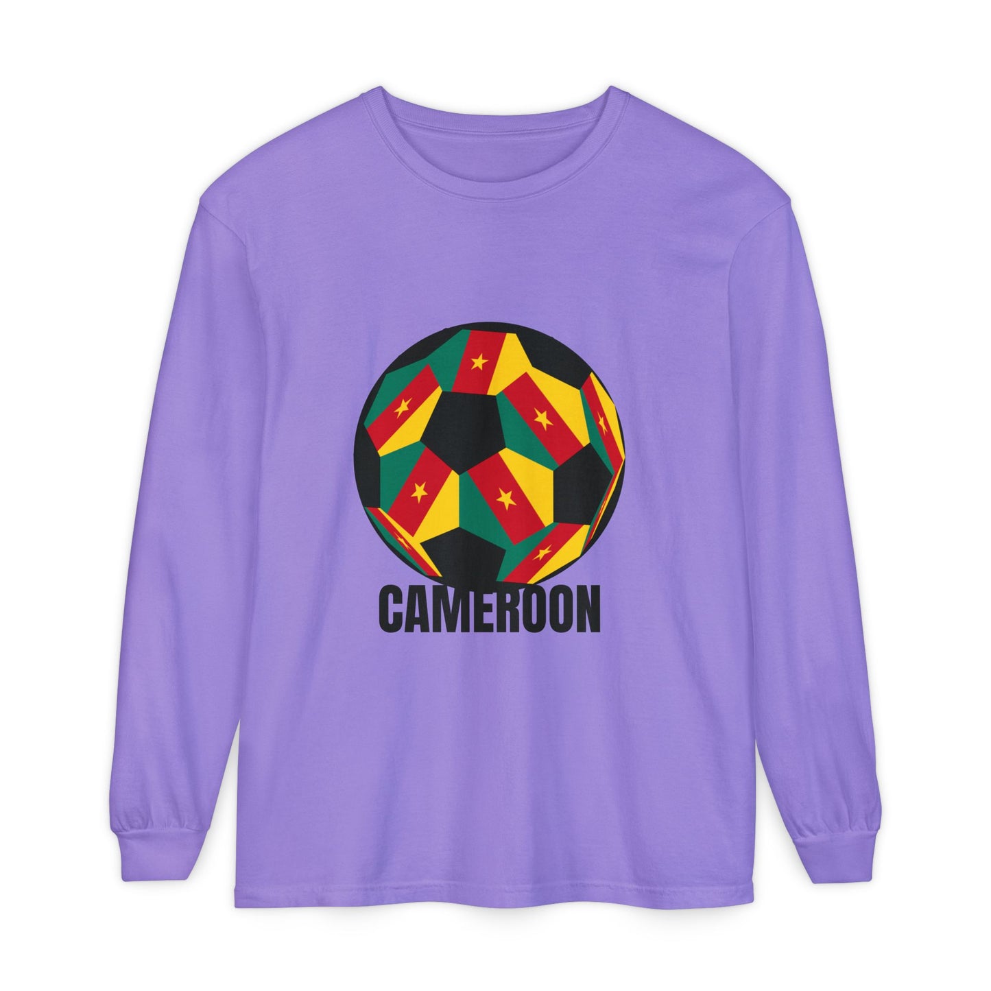 Cameroon Fan Specialty Soccer Ball Design T Shirt