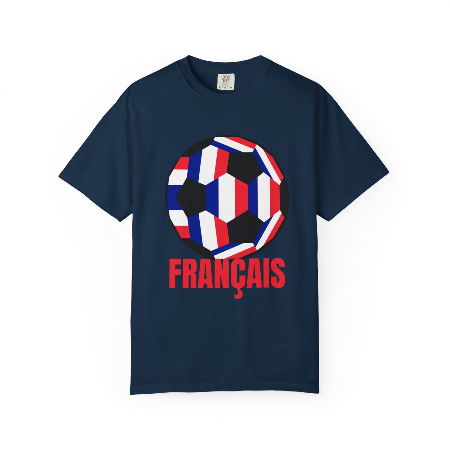 FRANÇAIS Fan Specialty Soccer Ball Design T Shirt