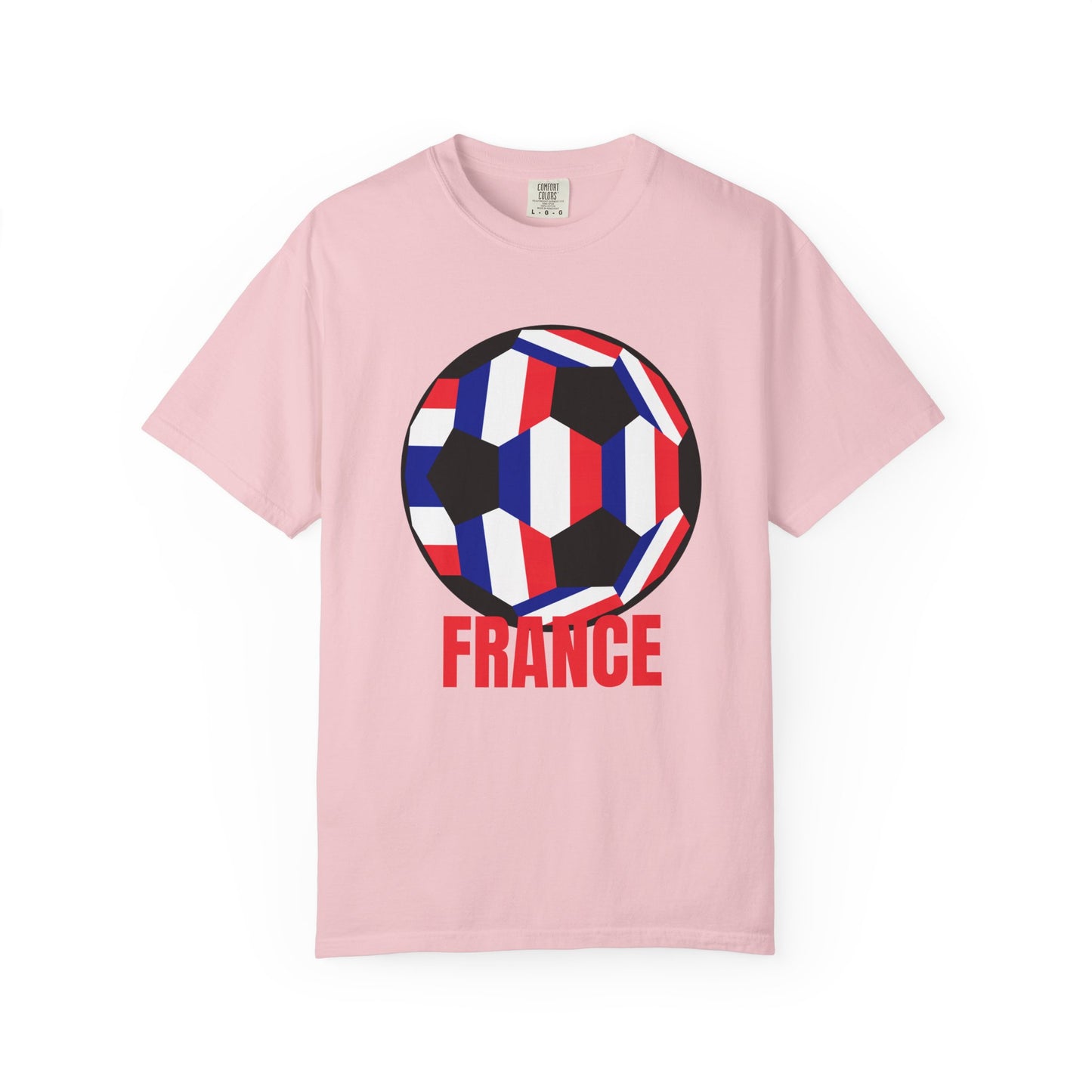 France Fan Specialty Soccer Ball Design T Shirt