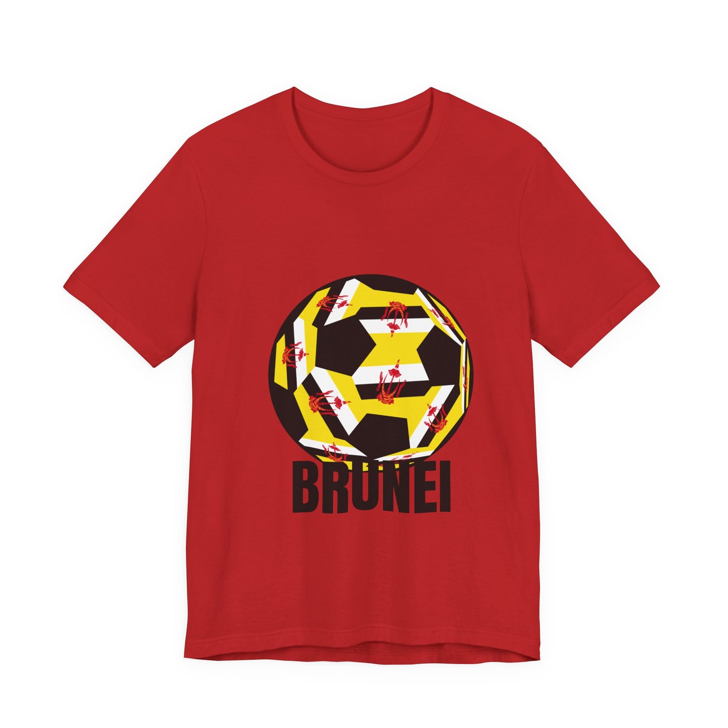 Brunei Fan Specialty Soccer Ball Design T Shirt