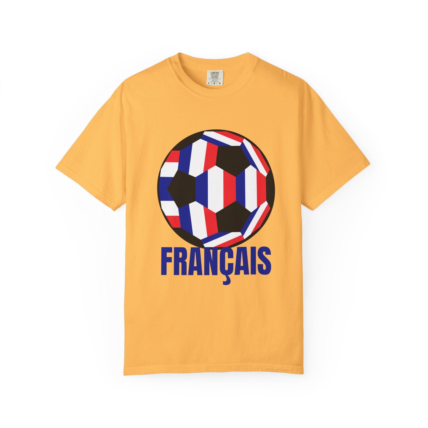 FRANÇAIS Fan Specialty Soccer Ball Design T Shirt