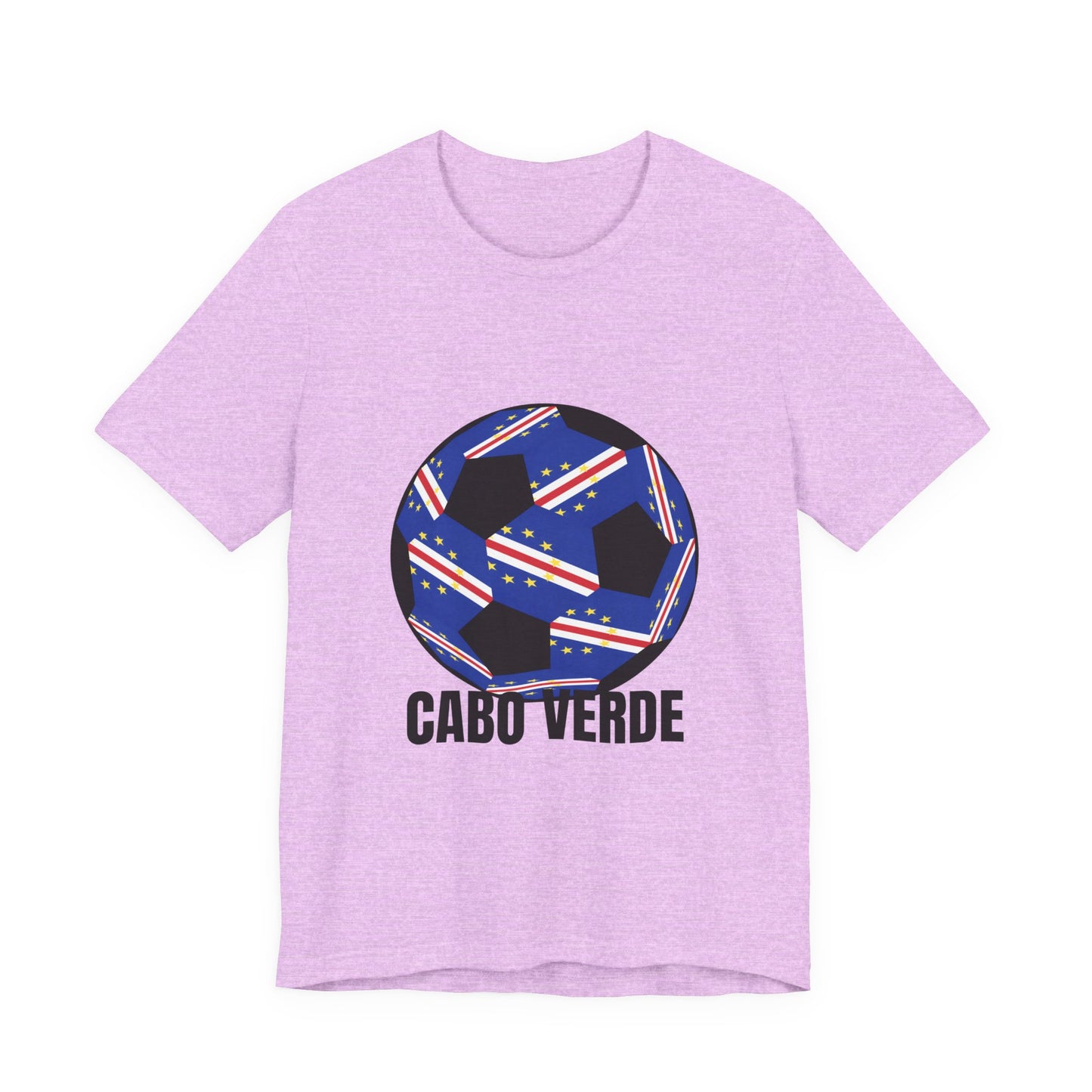 Cabo Verde Fan Specialty Soccer Ball Design T Shirt