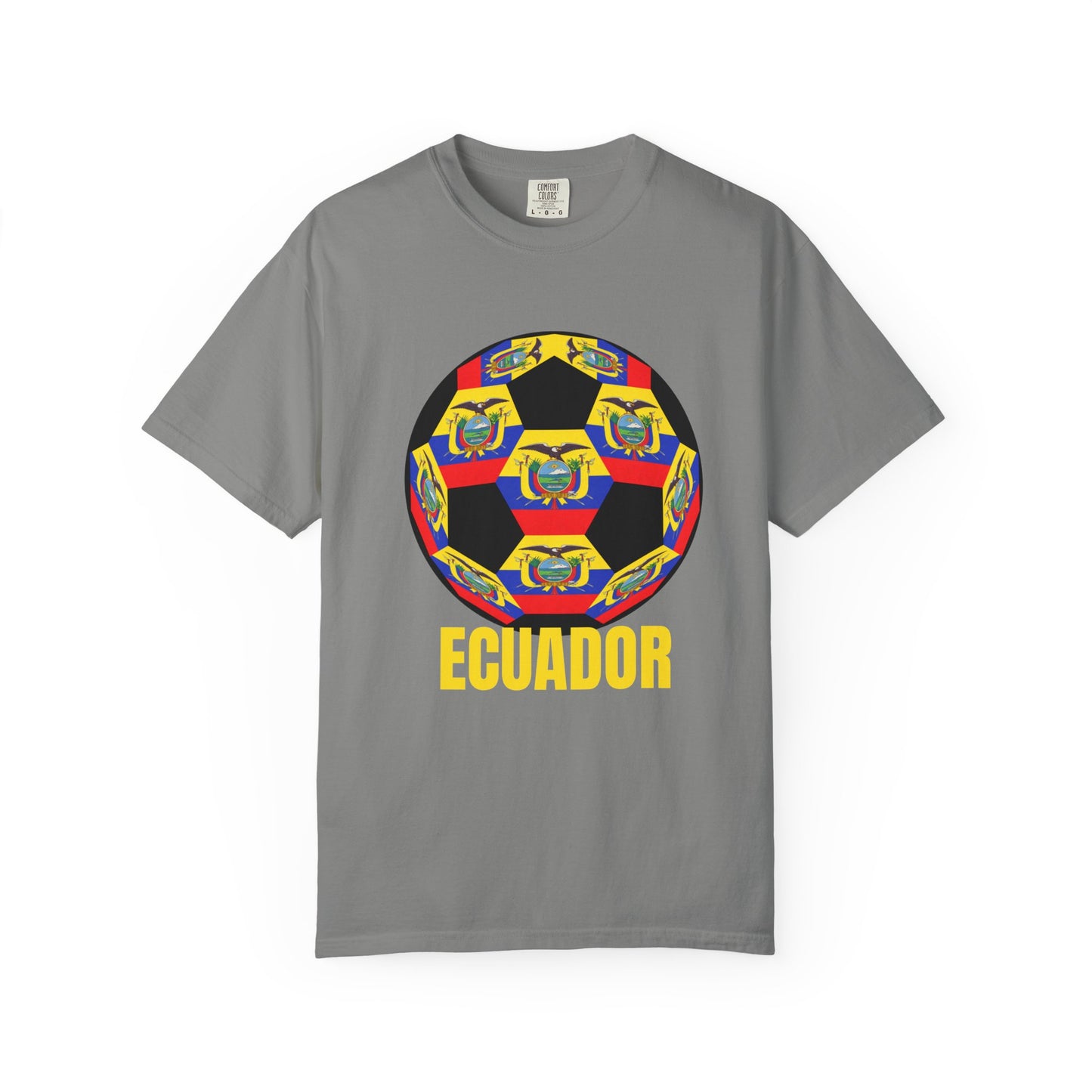 Ecuador Fan Specialty Soccer Ball Design T Shirt