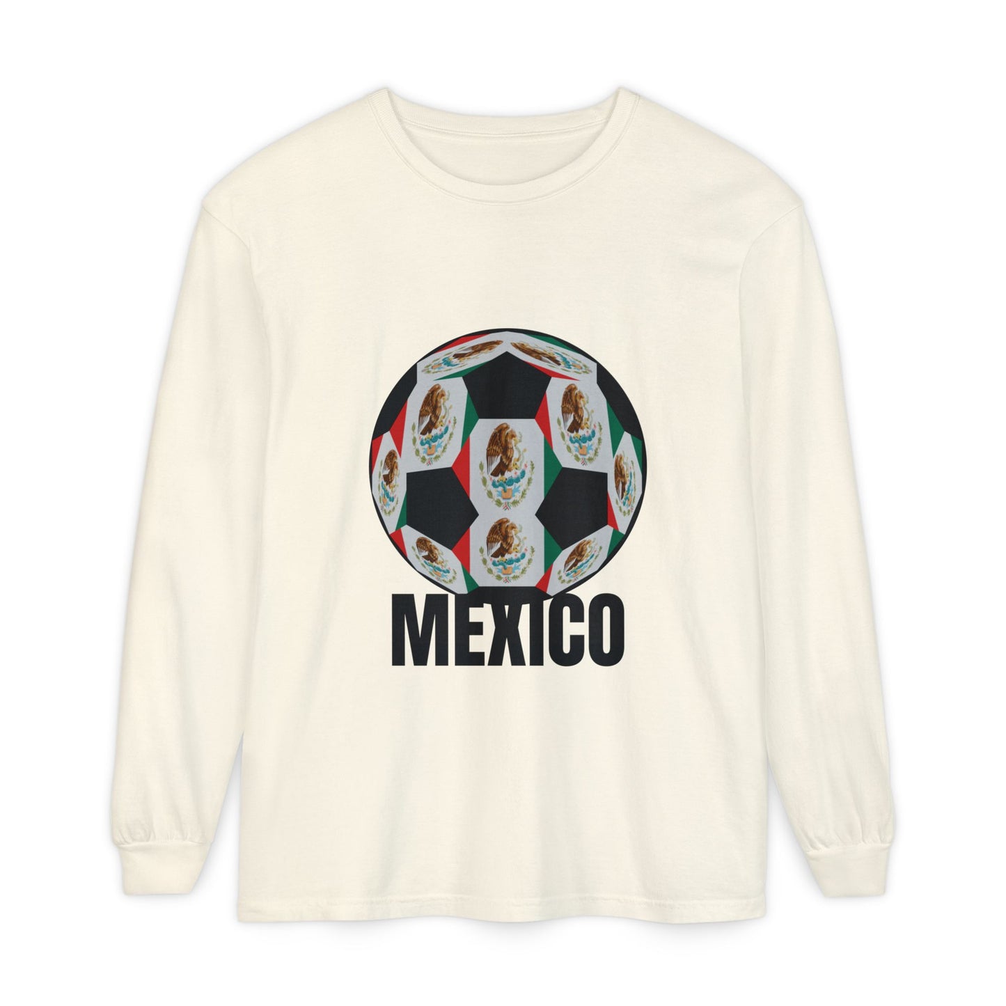 Fan Specialty Soccer Ball Design  Long Sleeve T-Shirt
