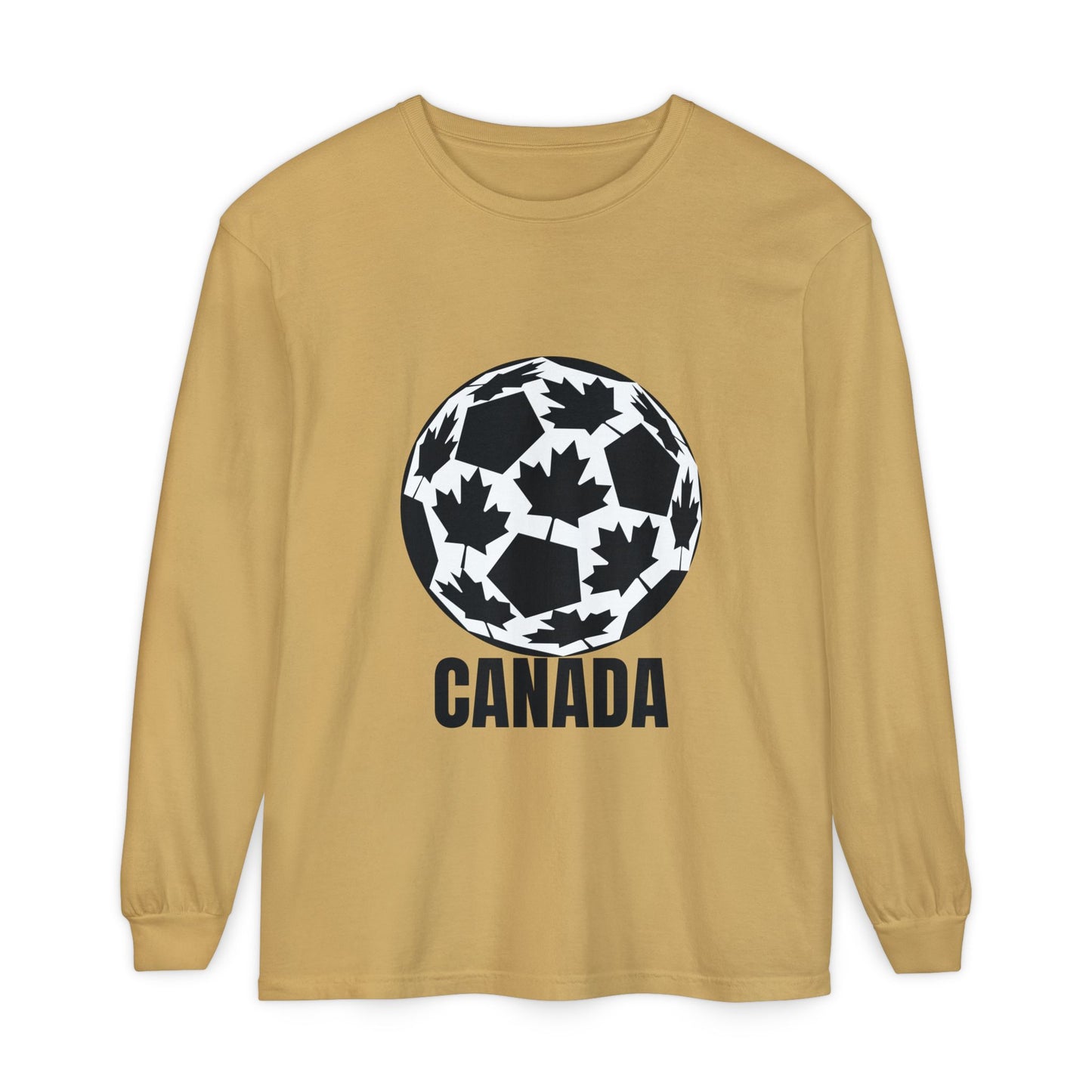 Canada Fan Specialty Soccer Ball Design Long Sleeve