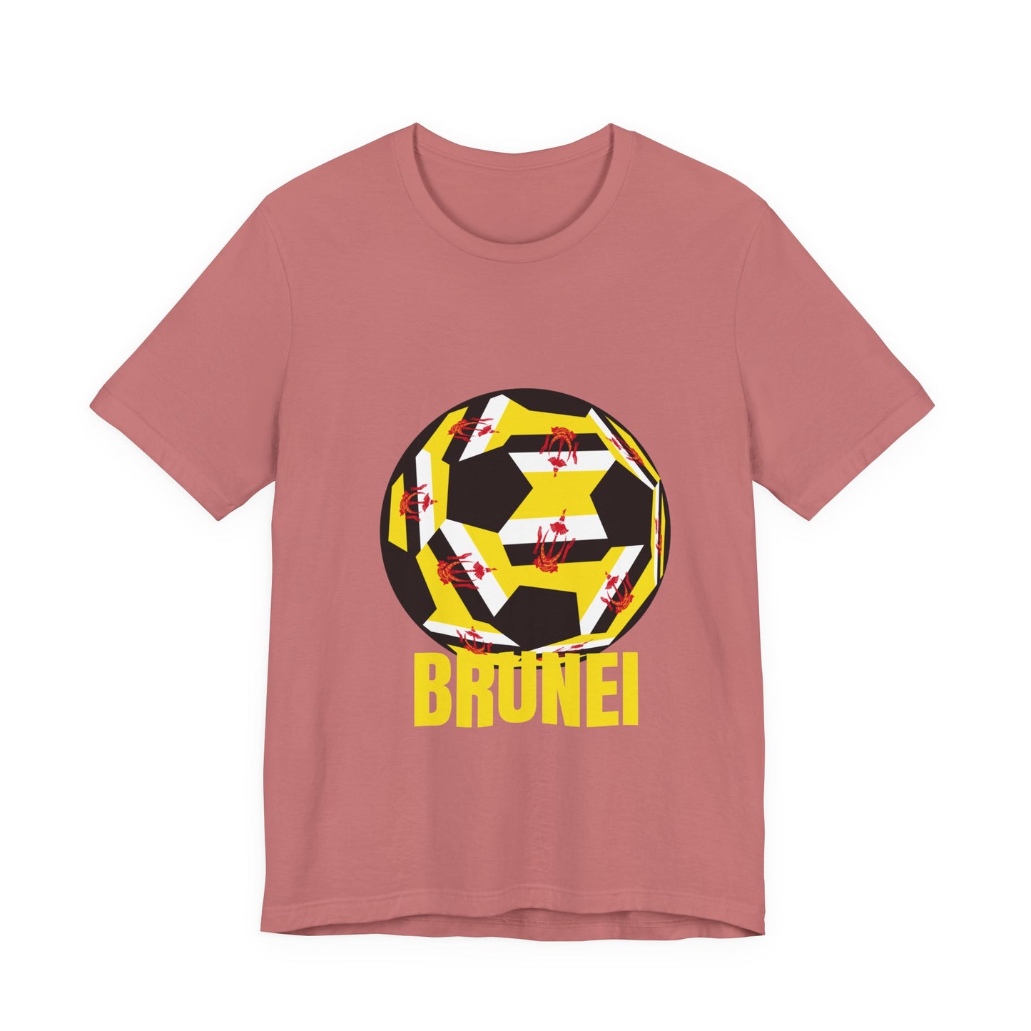 Brunei Fan Specialty Soccer Ball Design T Shirt