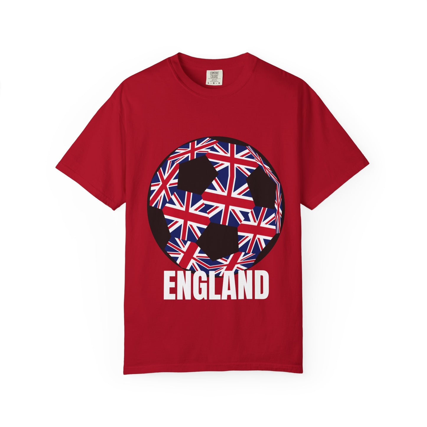 English Style Specialty Soccer Ball Design T Shirt