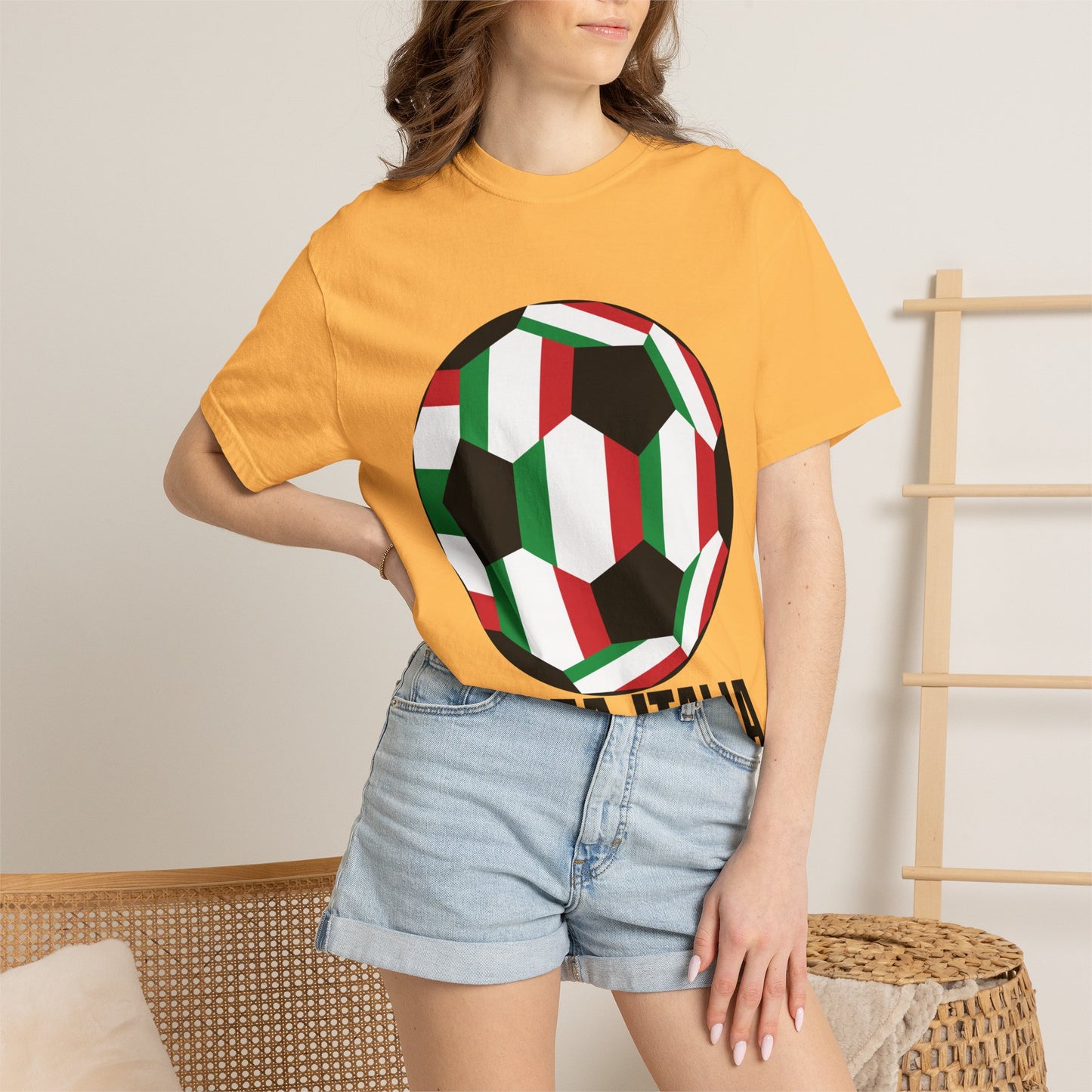 Forza Italia Fan Specialty Soccer Ball Design T Shirt